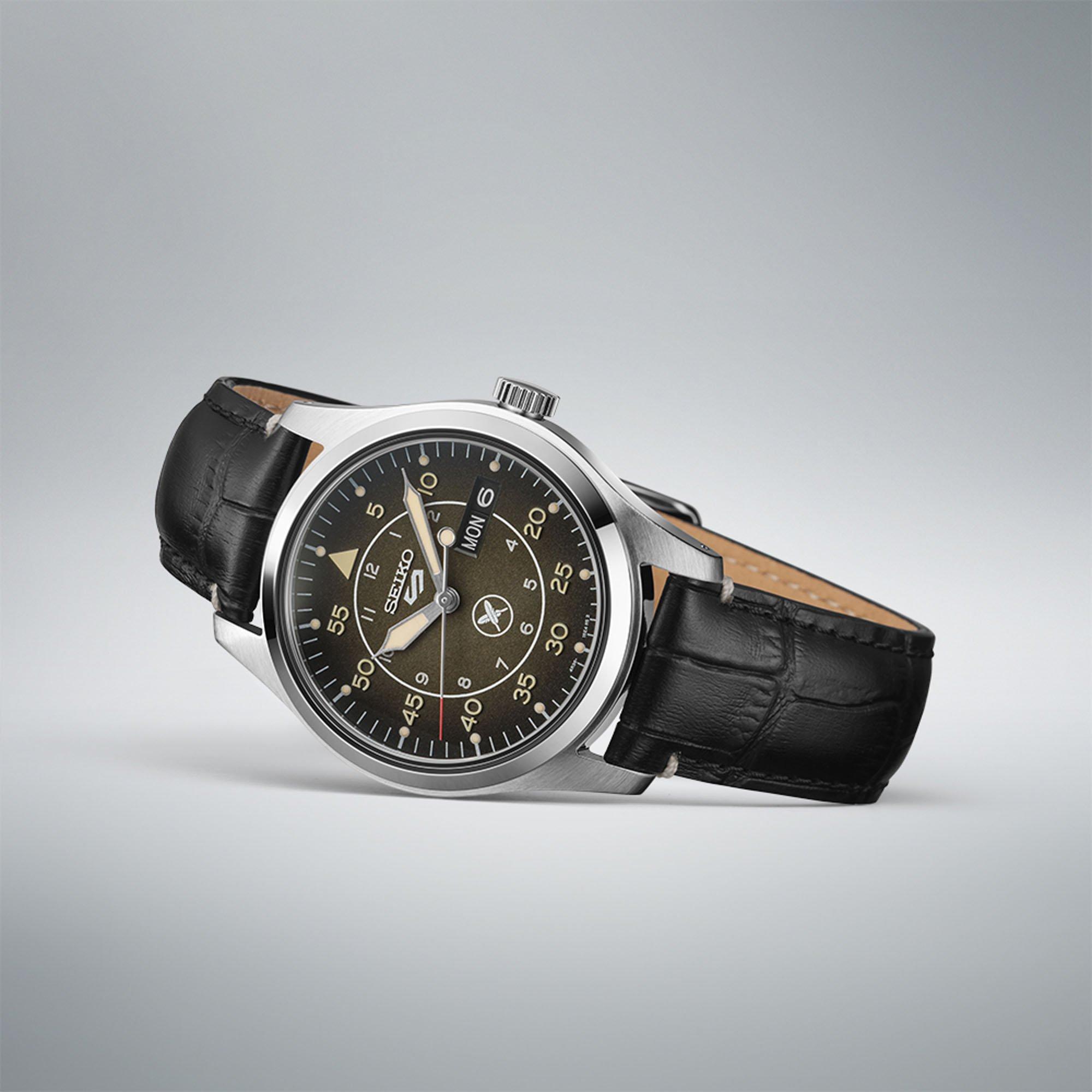 Black /Silver - Seiko - Men's Yuto Horigome Auto Analogue Watch - 3