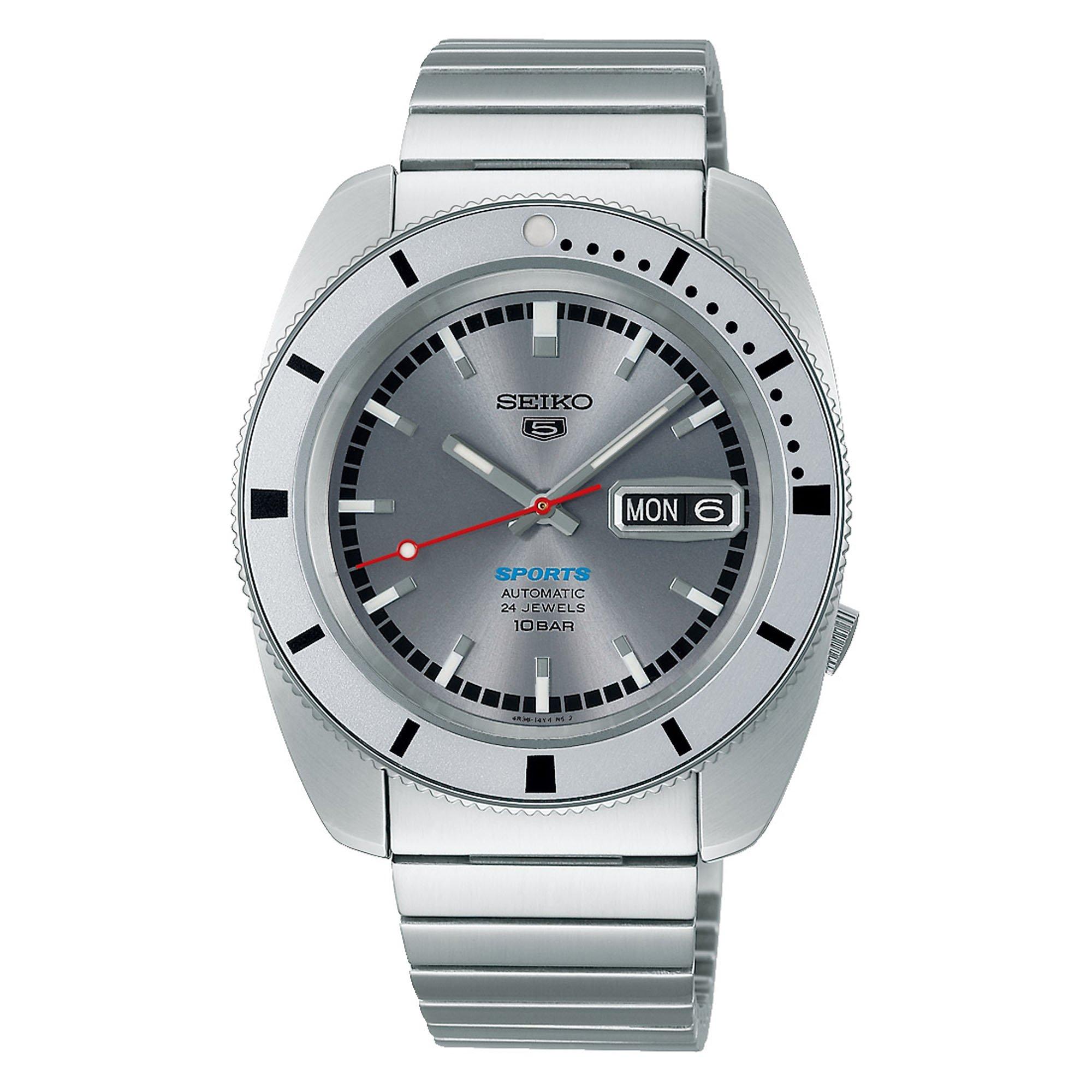 Grey/Silver - Seiko - 5 Sports 1968 Recreation Watch - 1