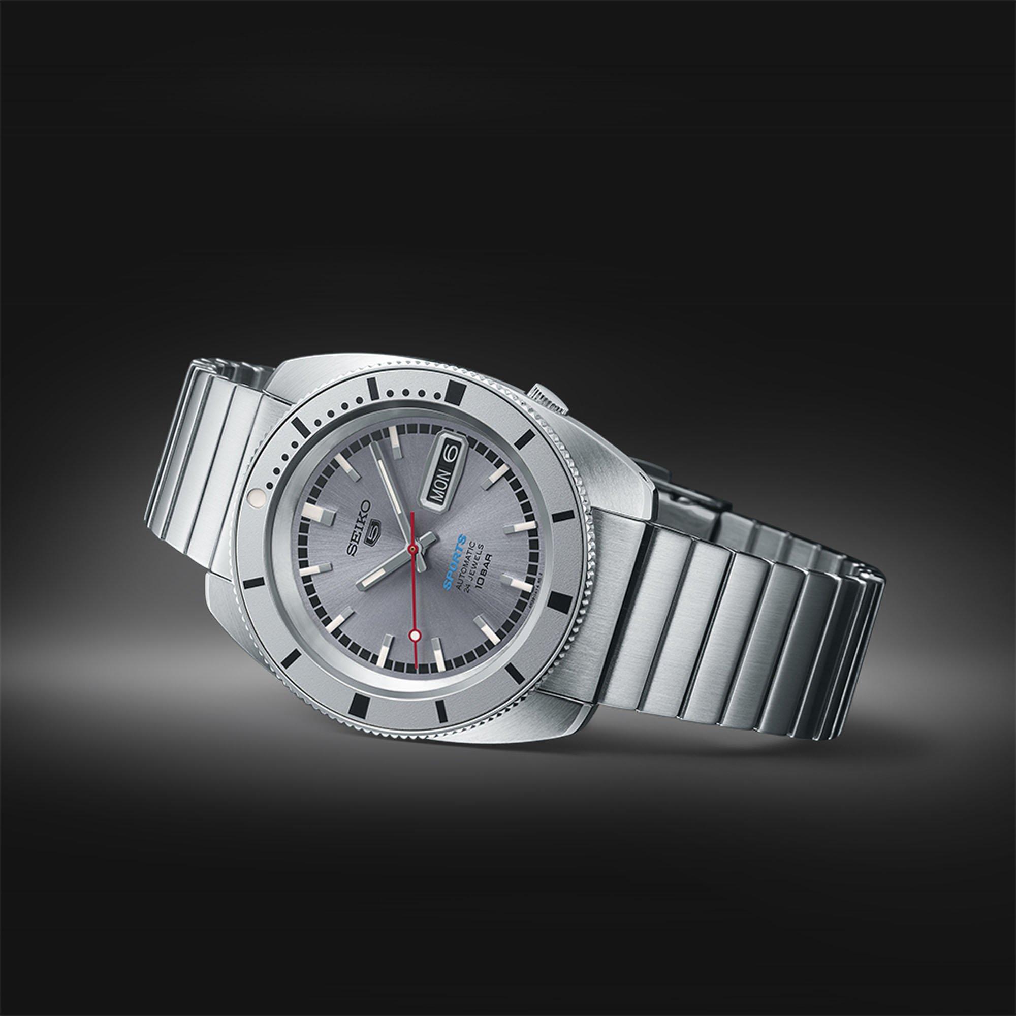 Grey/Silver - Seiko - 5 Sports 1968 Recreation Watch - 3