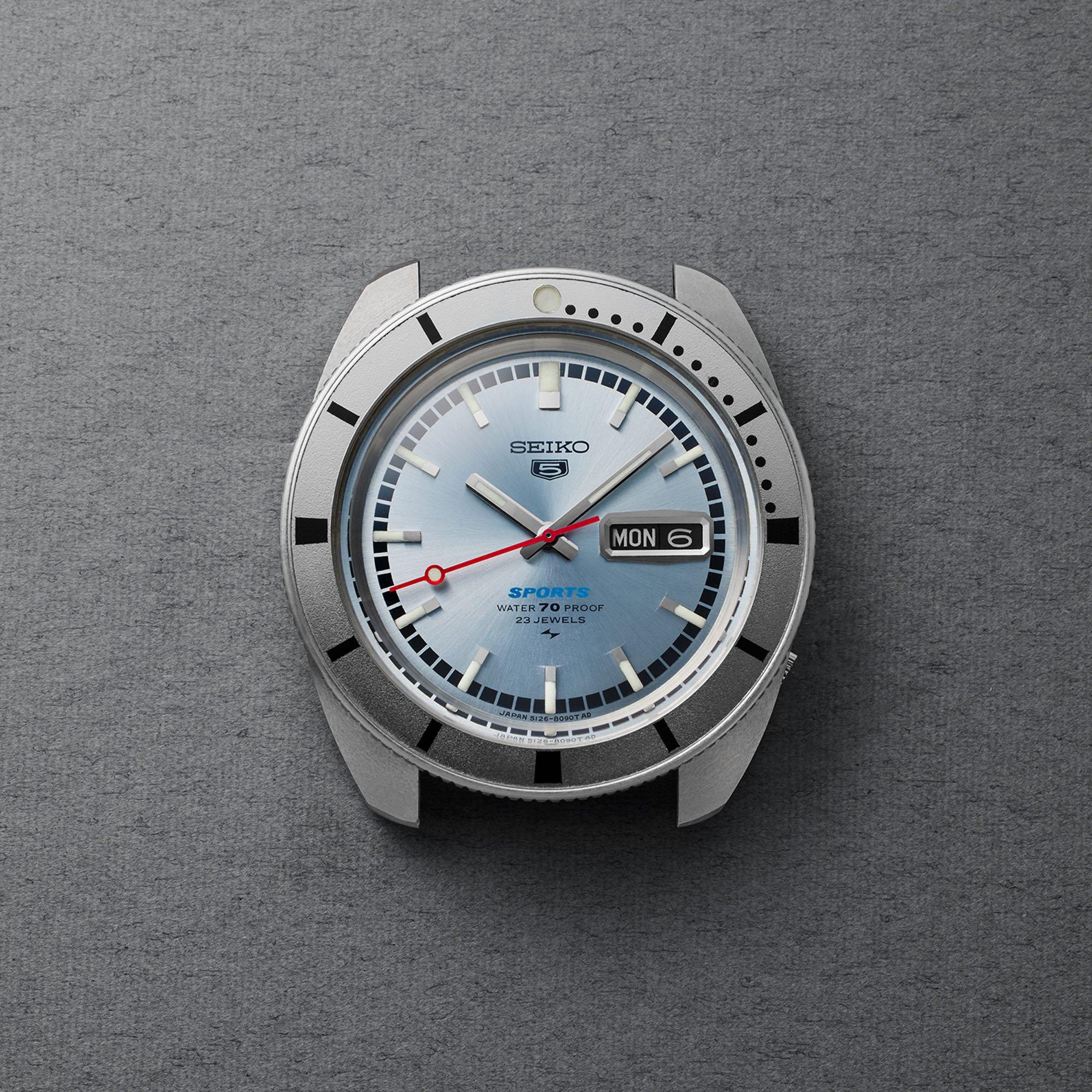 Grey/Silver - Seiko - 5 Sports 1968 Recreation Watch - 4