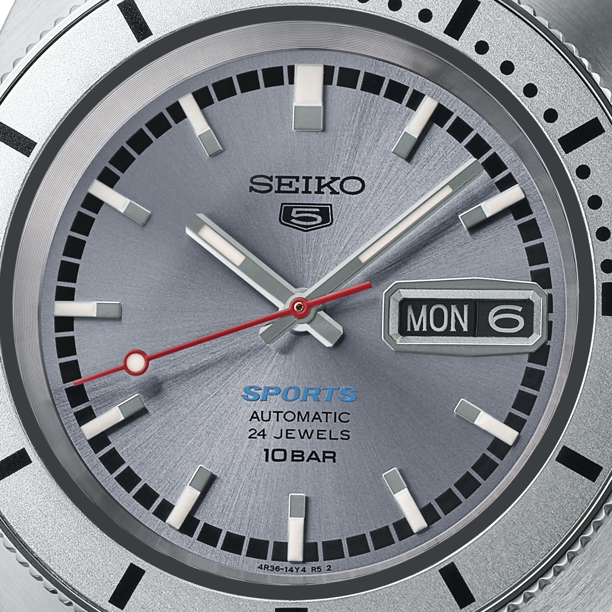 Grey/Silver - Seiko - 5 Sports 1968 Recreation Watch - 5