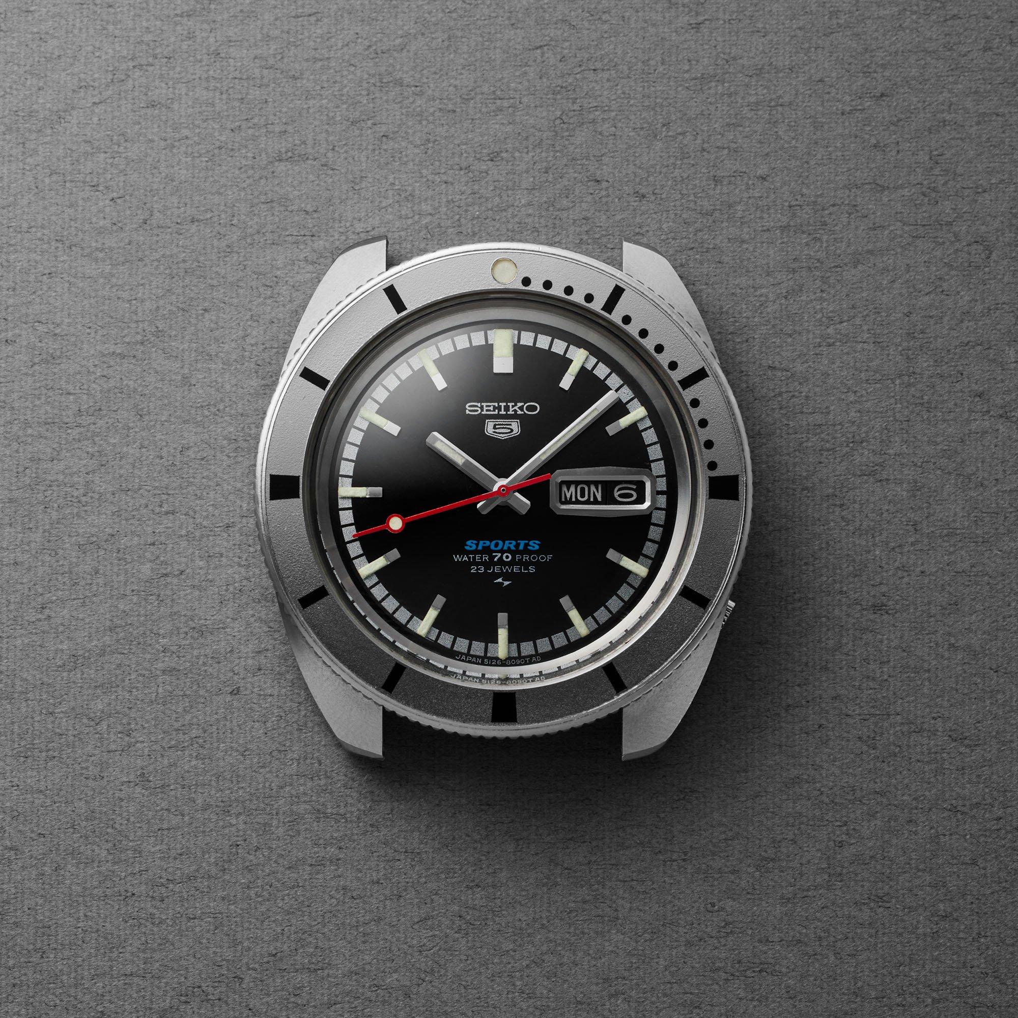 Black/Silver - Seiko - 5 Sports 1968 Recreation Watch - 4