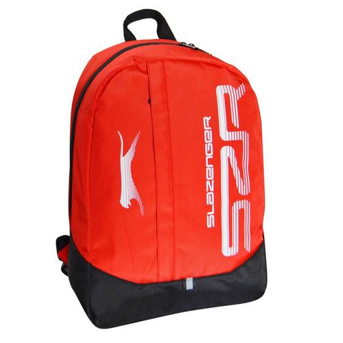 Red - Slazenger - Large Logo Backpack - 2