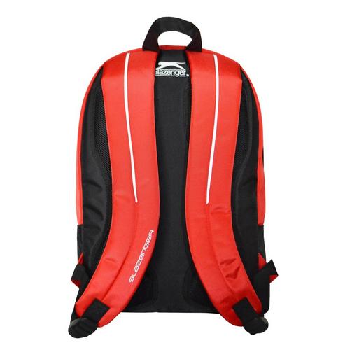Red - Slazenger - Large Logo Backpack - 3