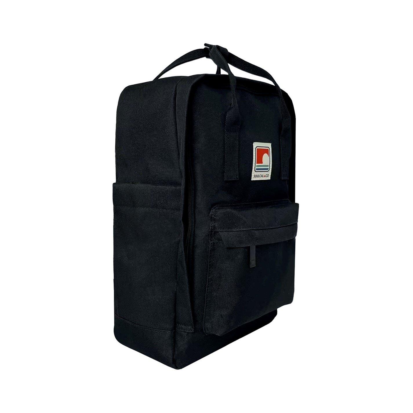 Schwarz - SoulCal - SoulCal TopHandle Backpack - 4