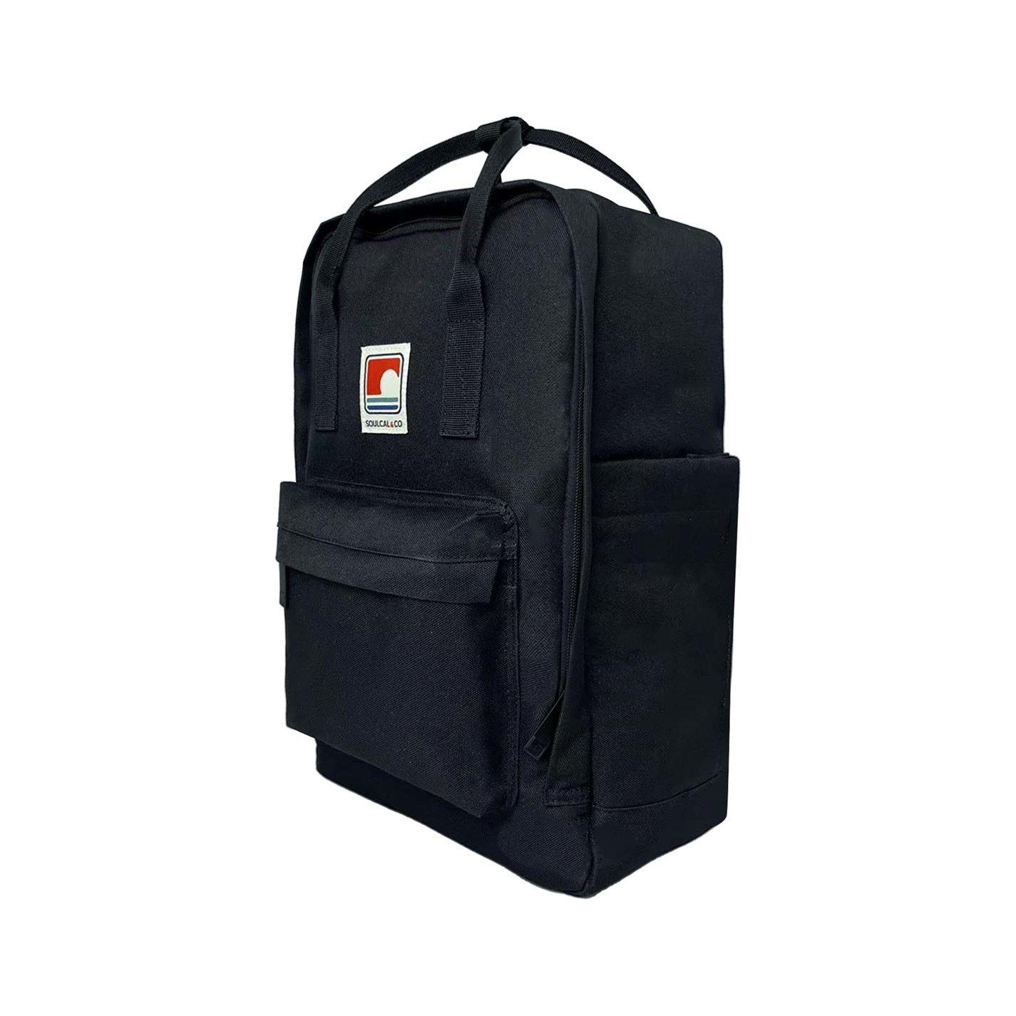Schwarz - SoulCal - SoulCal TopHandle Backpack - 5