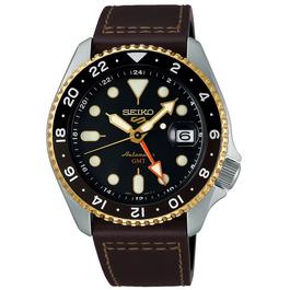 Seiko 5 Sports Skx Gmt Bi-Colour Watch