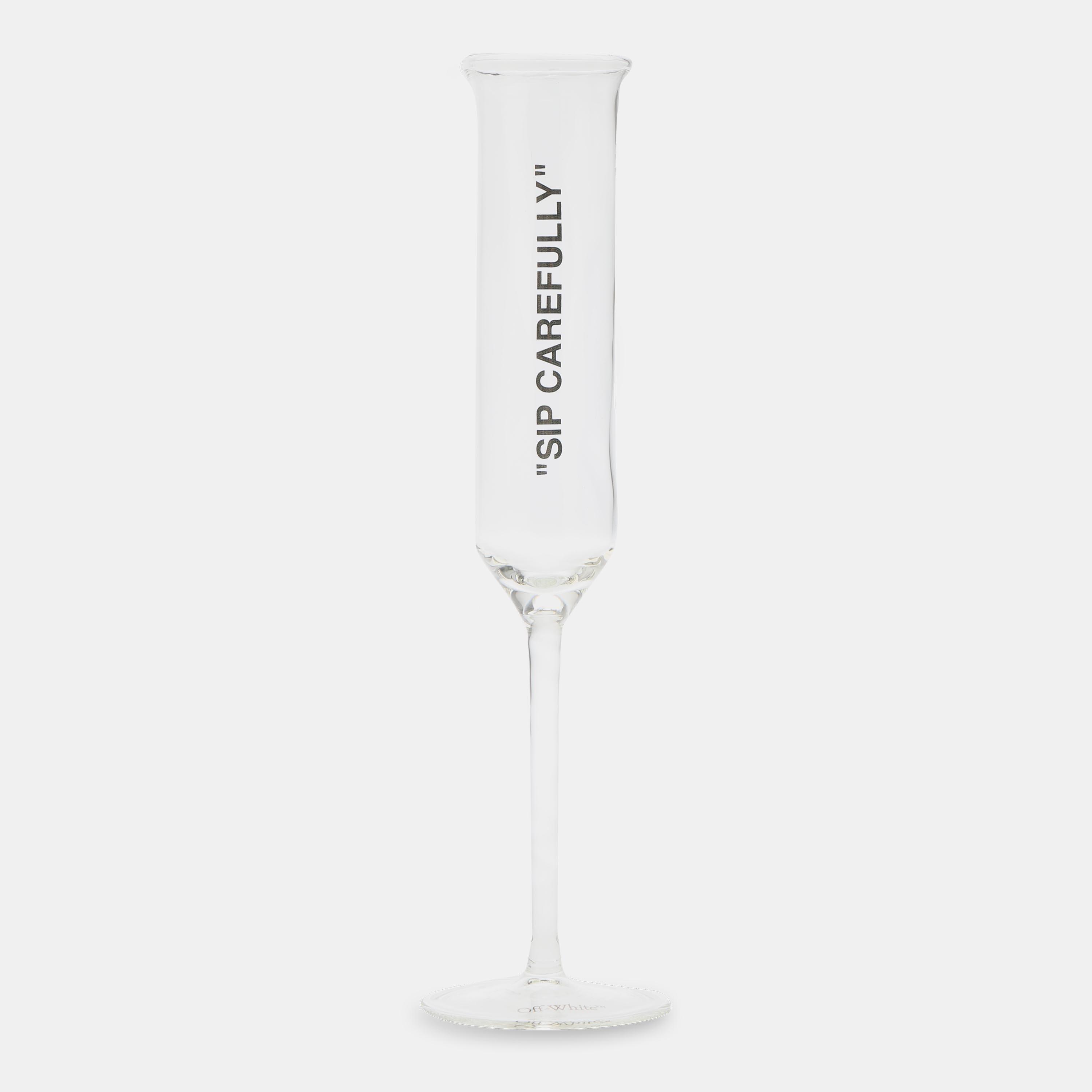 Silver - Off White - Off Flute Glass 99 - 2