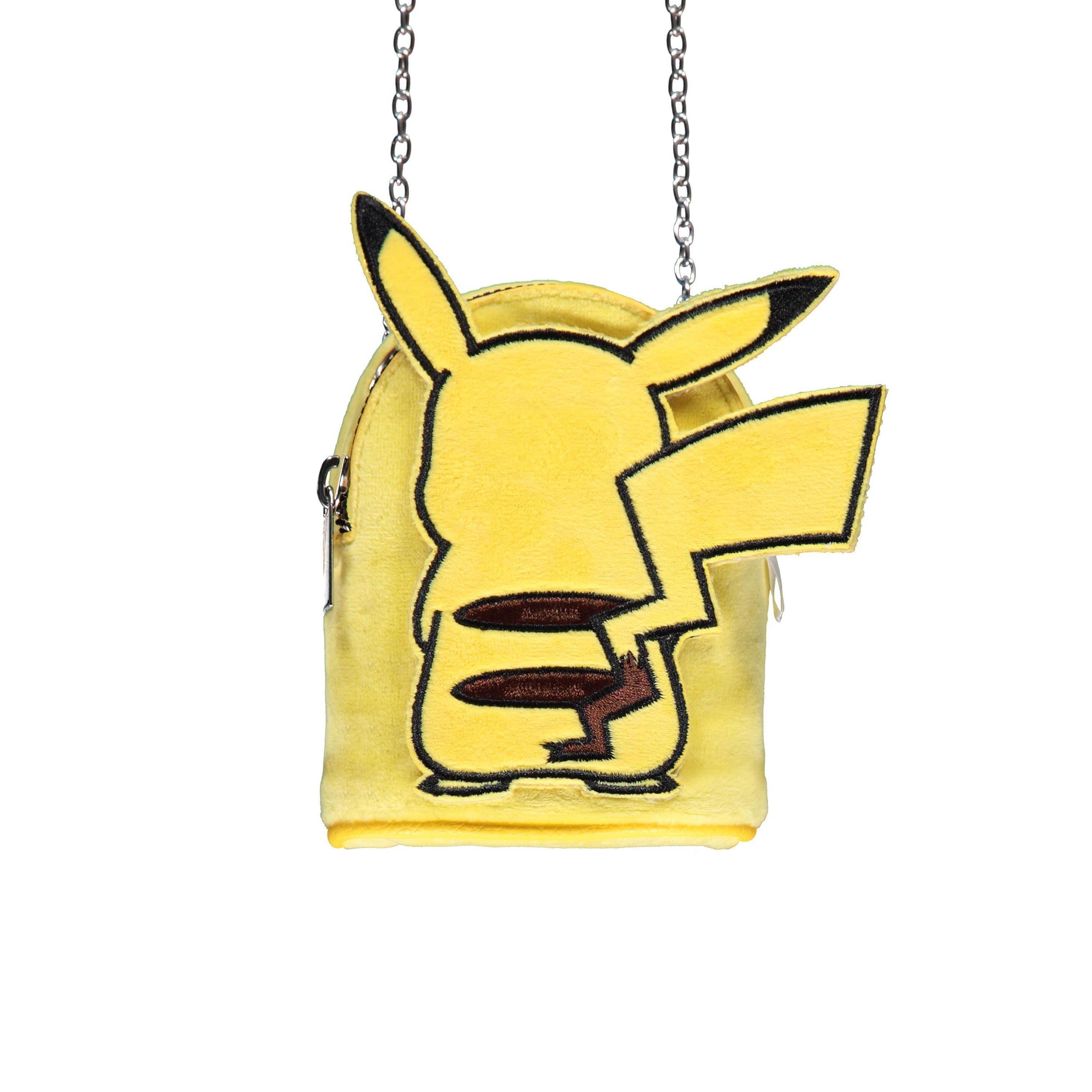 Pikachu - Character - Novelty Embroidered Zip Cross Body Mini Bag - 1