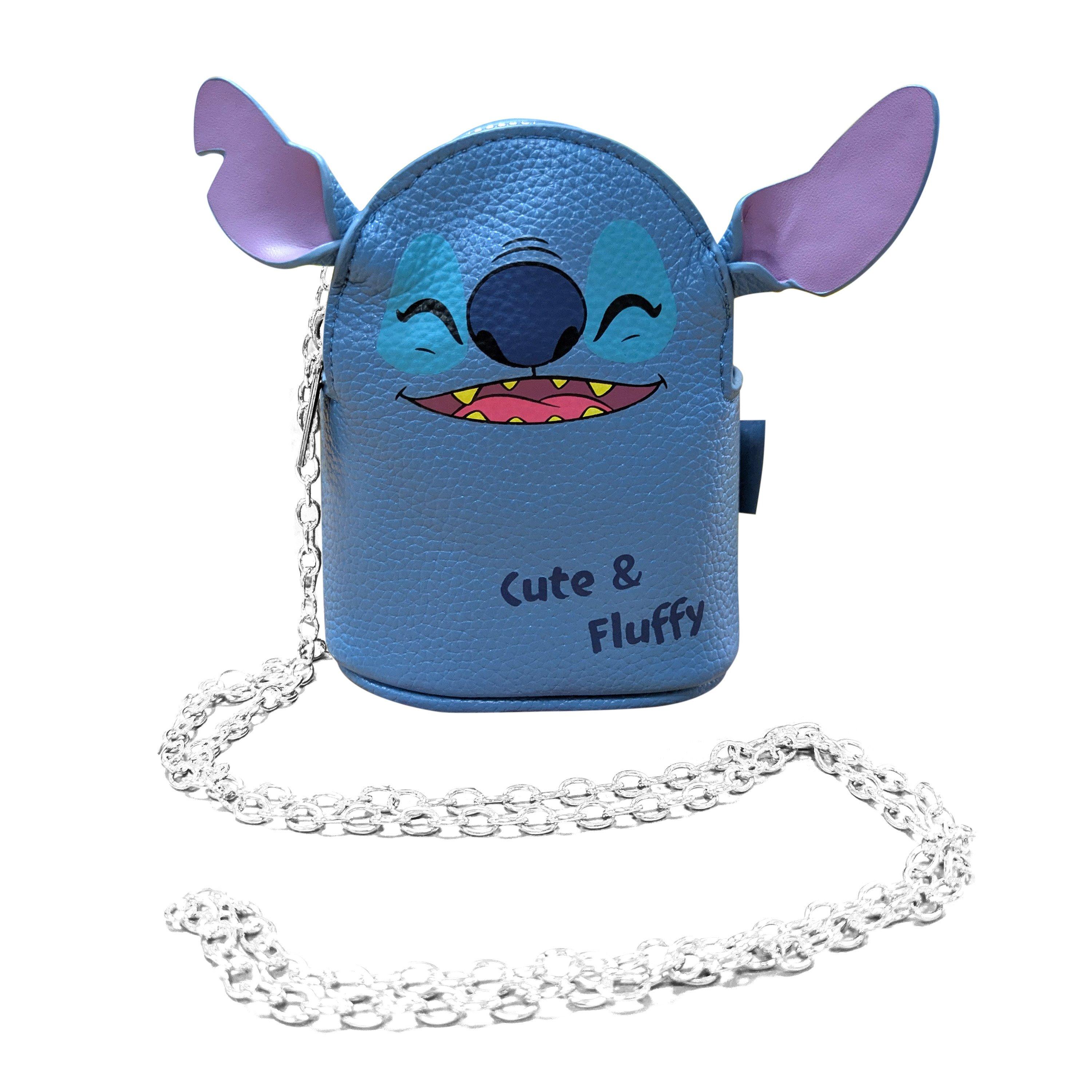 Character  Novelty Embroidered Zip Cross Body Mini Bag - Lilo & Stitch