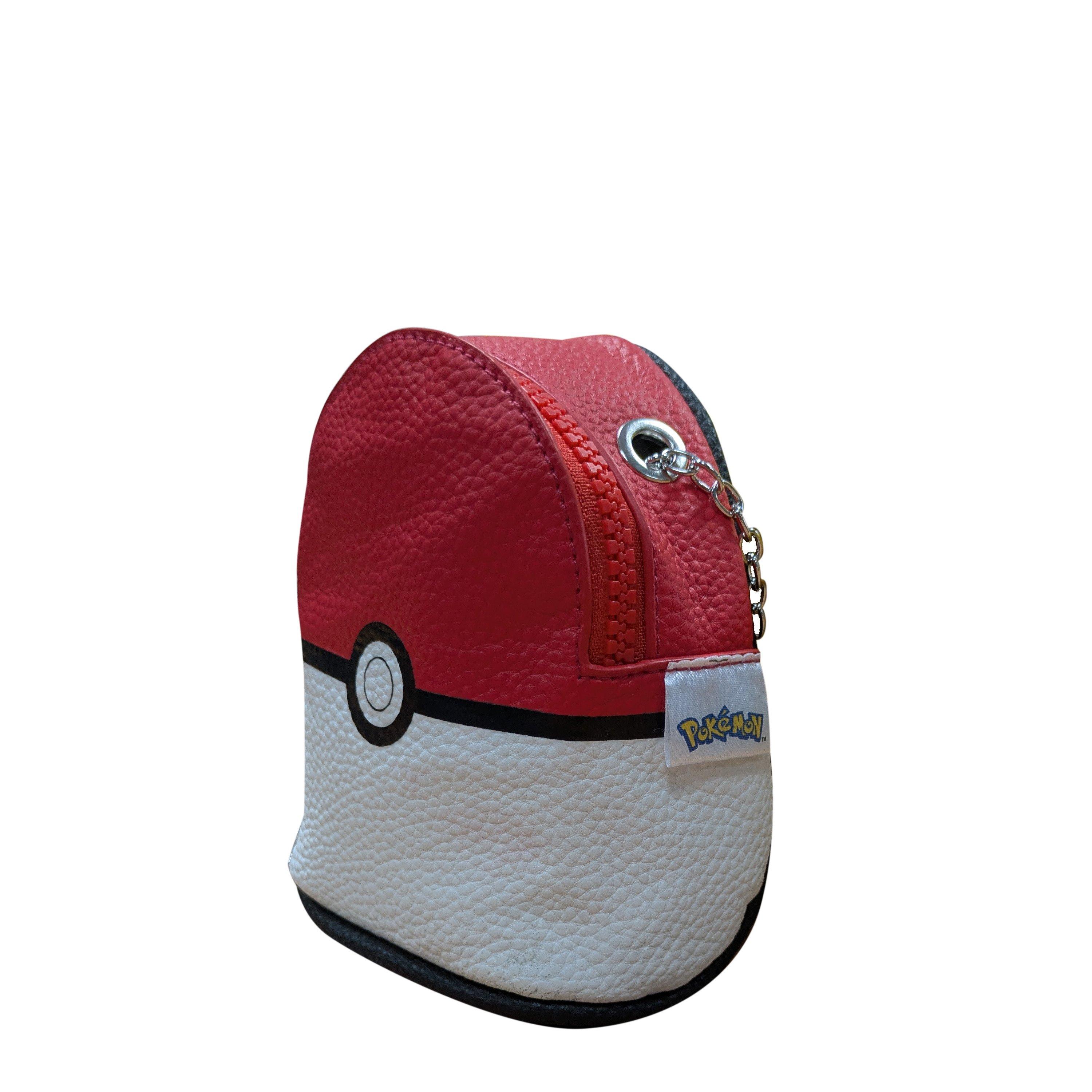 Pokeball - Character - Novelty Embroidered Zip Cross Body Mini Bag - 2