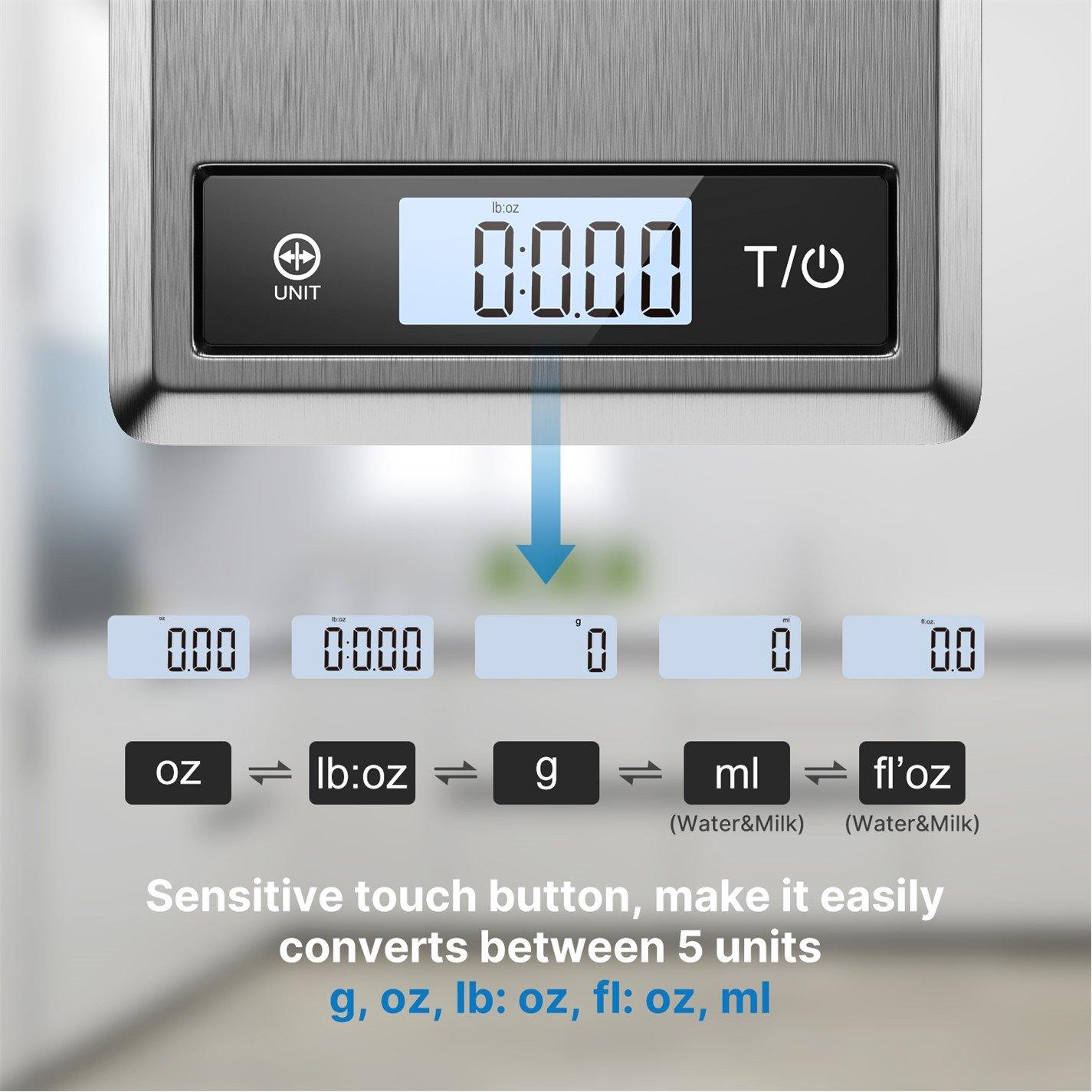 Grey - Renpho - RENPHO Calibra 1 Smart Nutritional Scale - 2