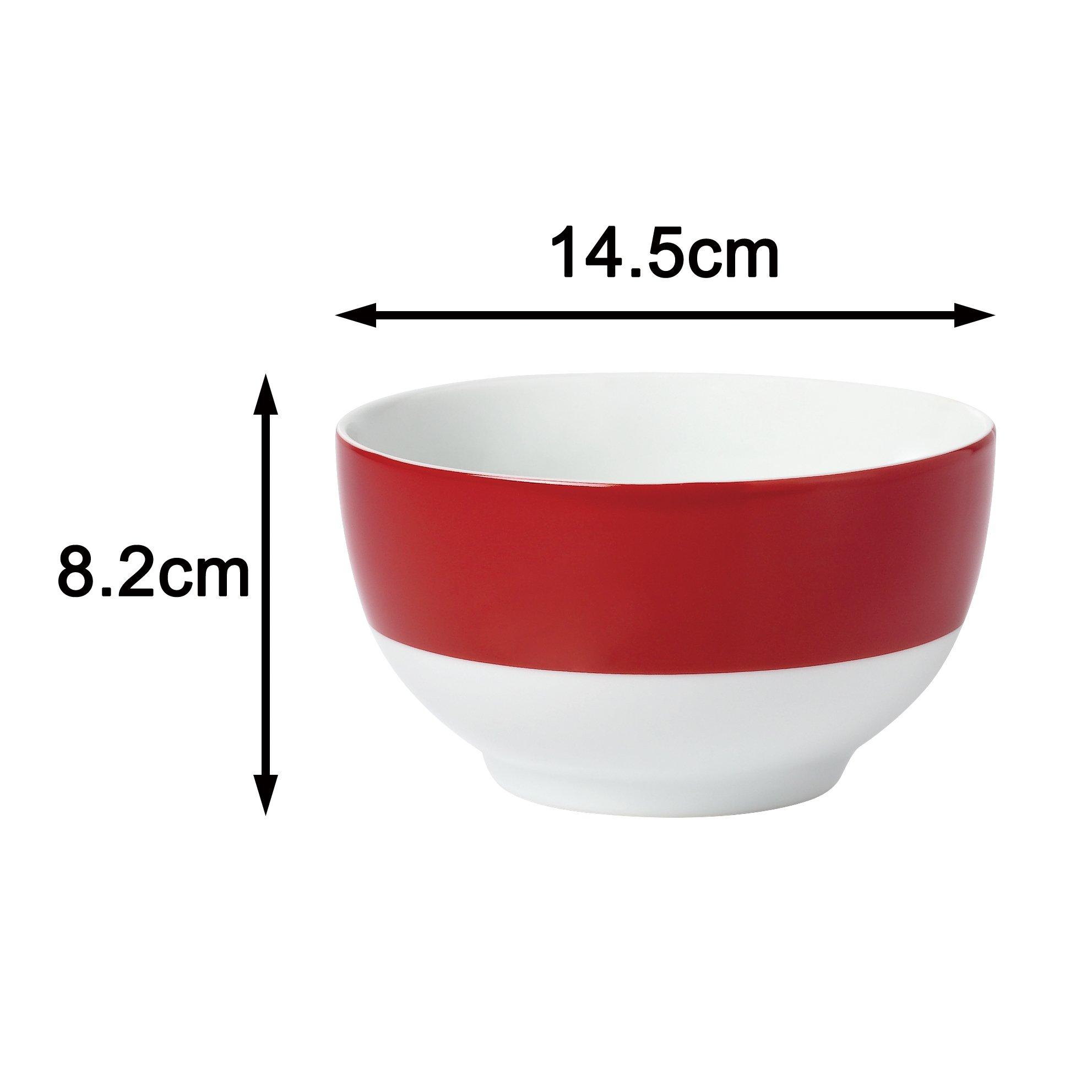 Multi - Waterside - 24pc COLOUR BAND DINNER SET - 6