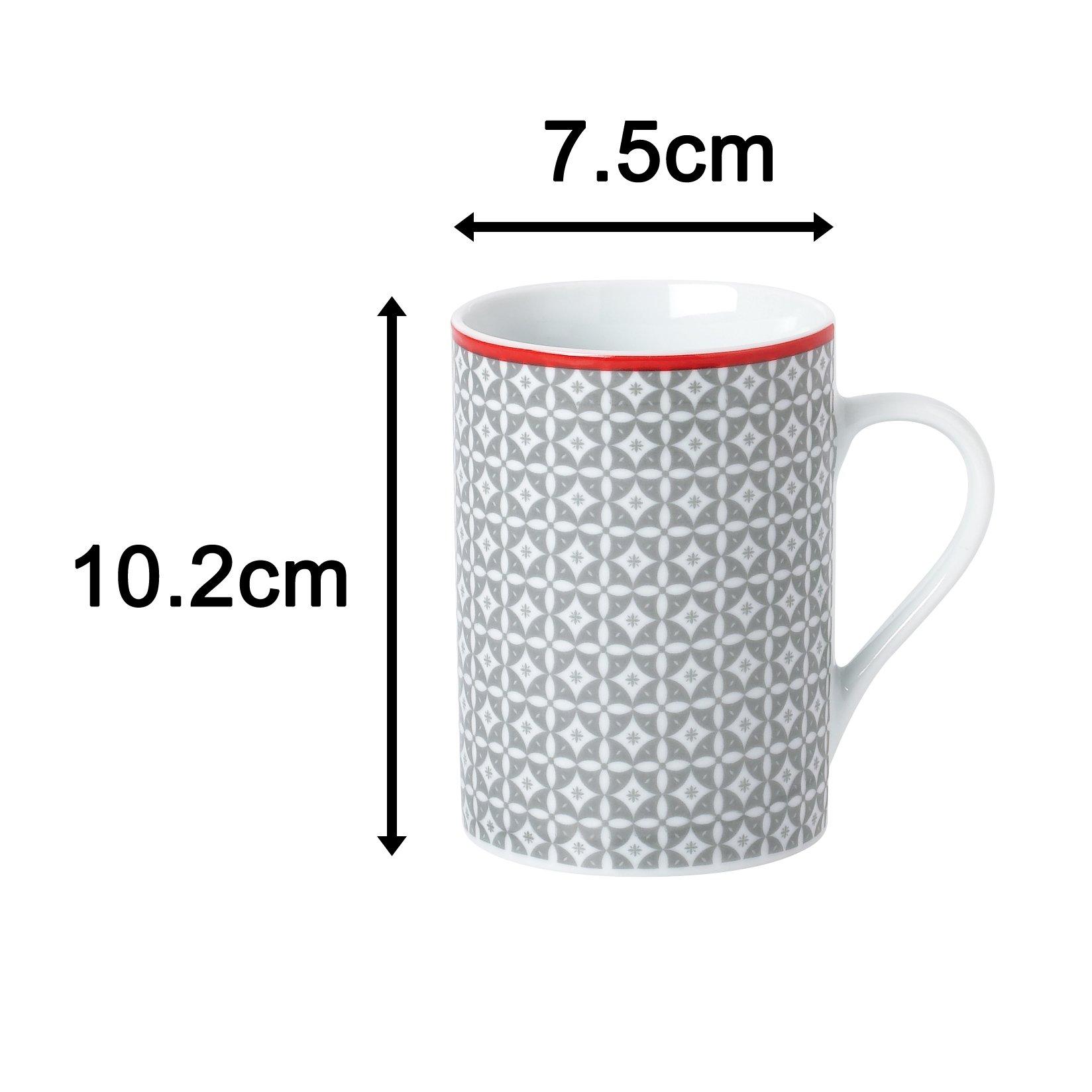 Grey & White - Waterside - 24PC Graphite Grey Dinner Set - 7