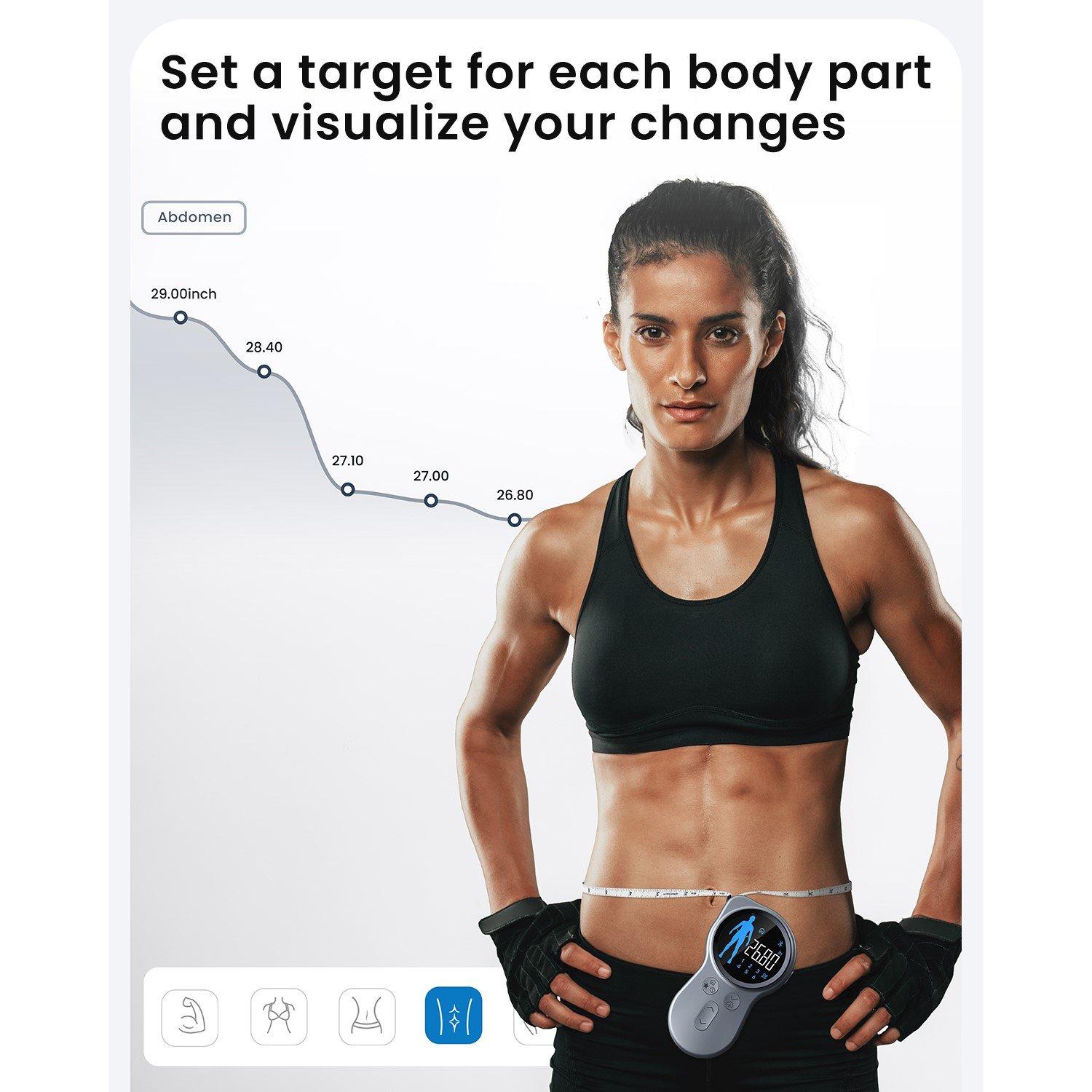 Black / Silver - Renpho - RENPHO Smart Tape Measure - 7