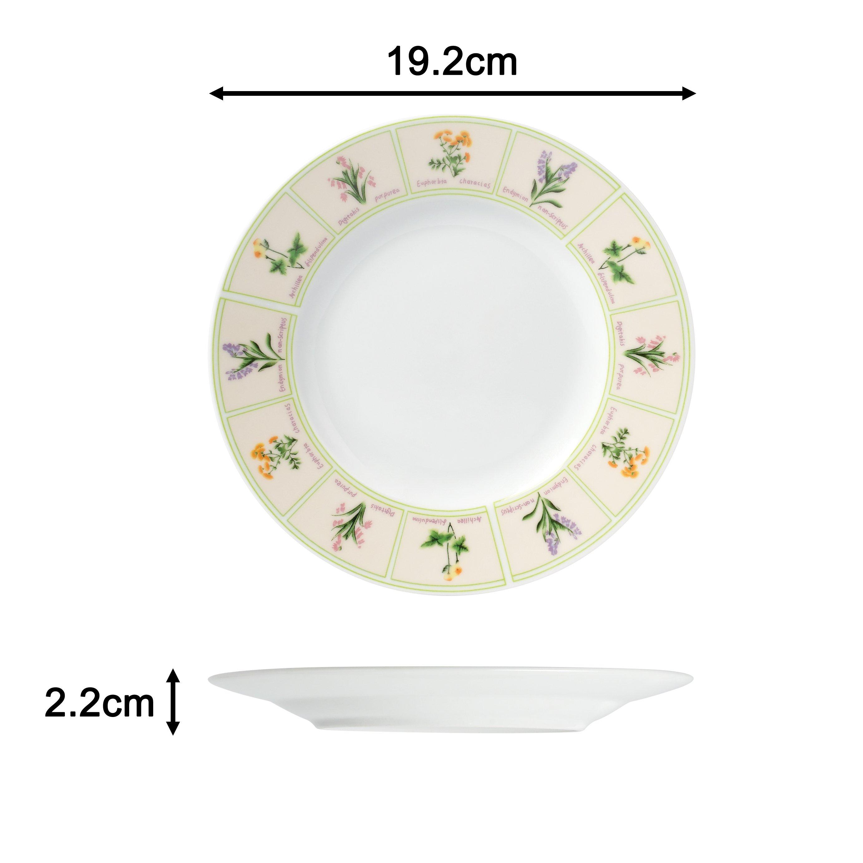 Multi - Waterside - 24PC British Wild Flowers Dinner Set - 4