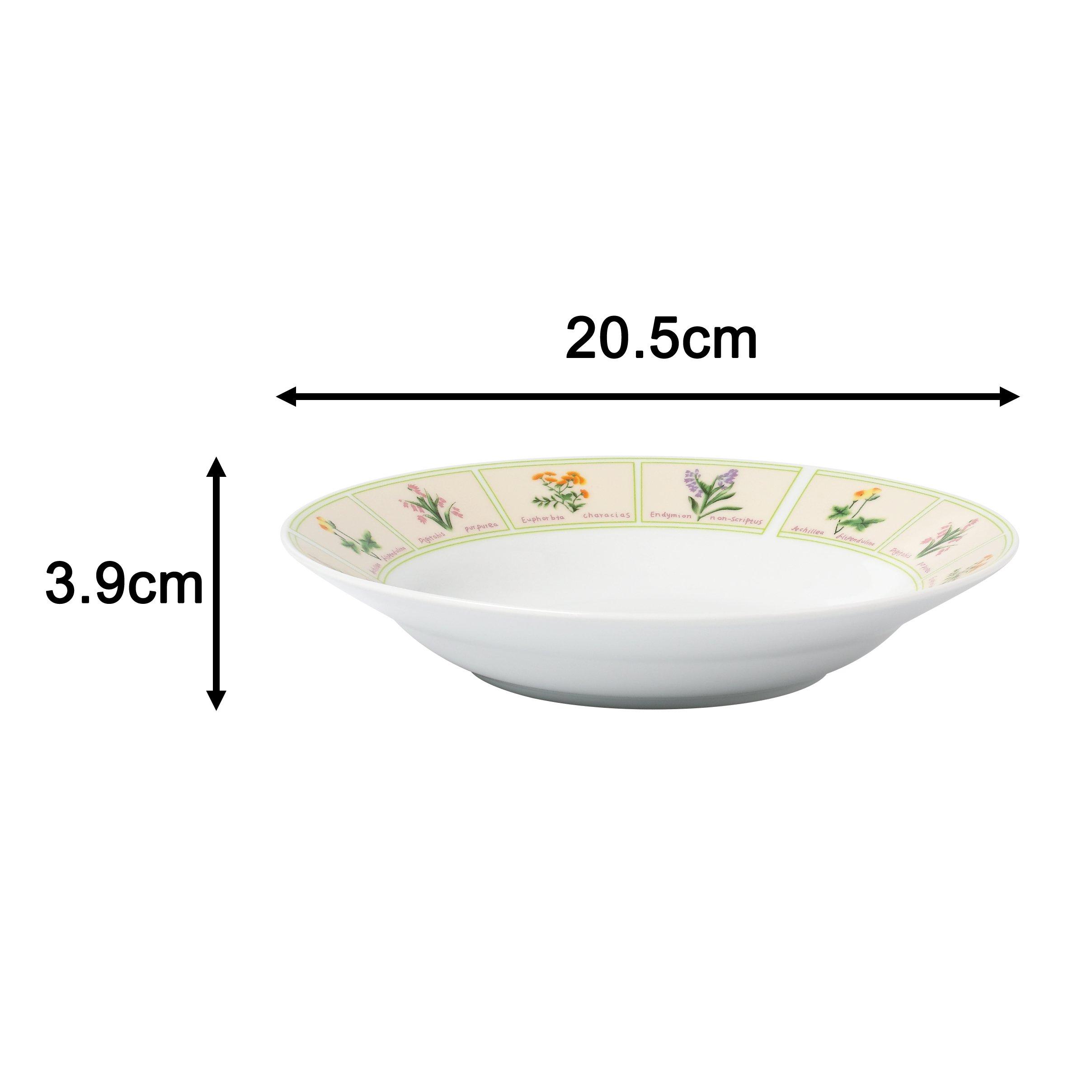 Multi - Waterside - 24PC British Wild Flowers Dinner Set - 5