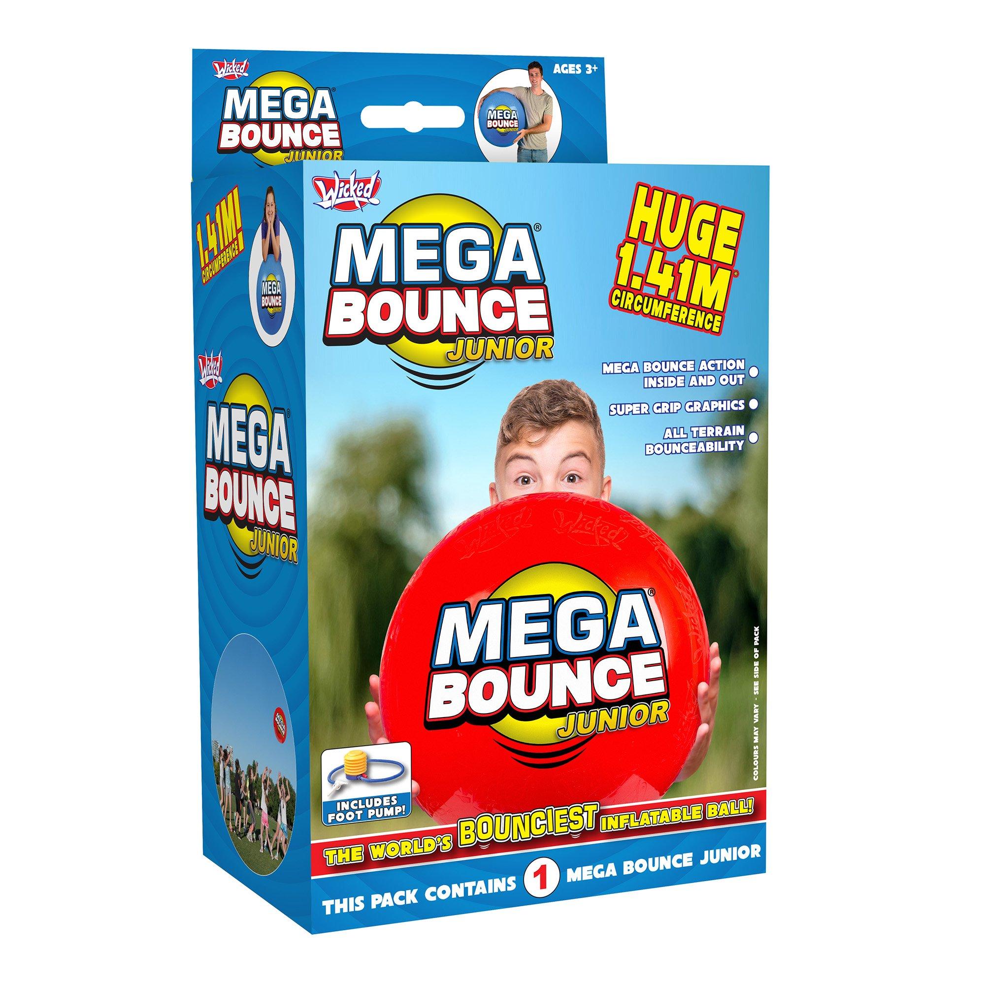 Wicked  Kids Kids Mega Bounce Junior Inflatable Ball - Red