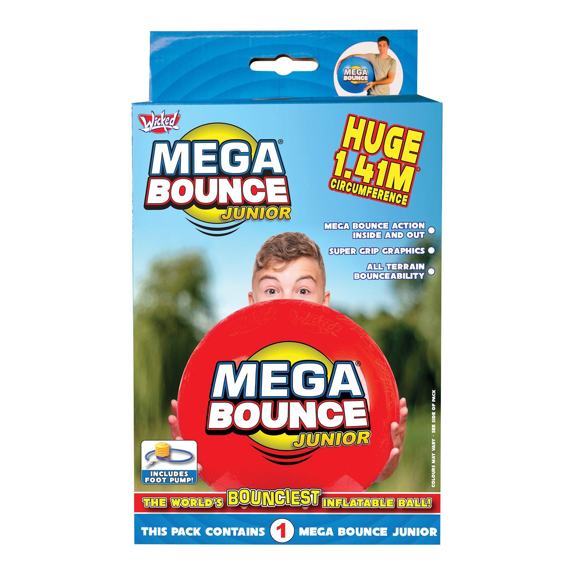 Blauw - Wicked - Kids Mega Bounce Junior Inflatable Ball - 2