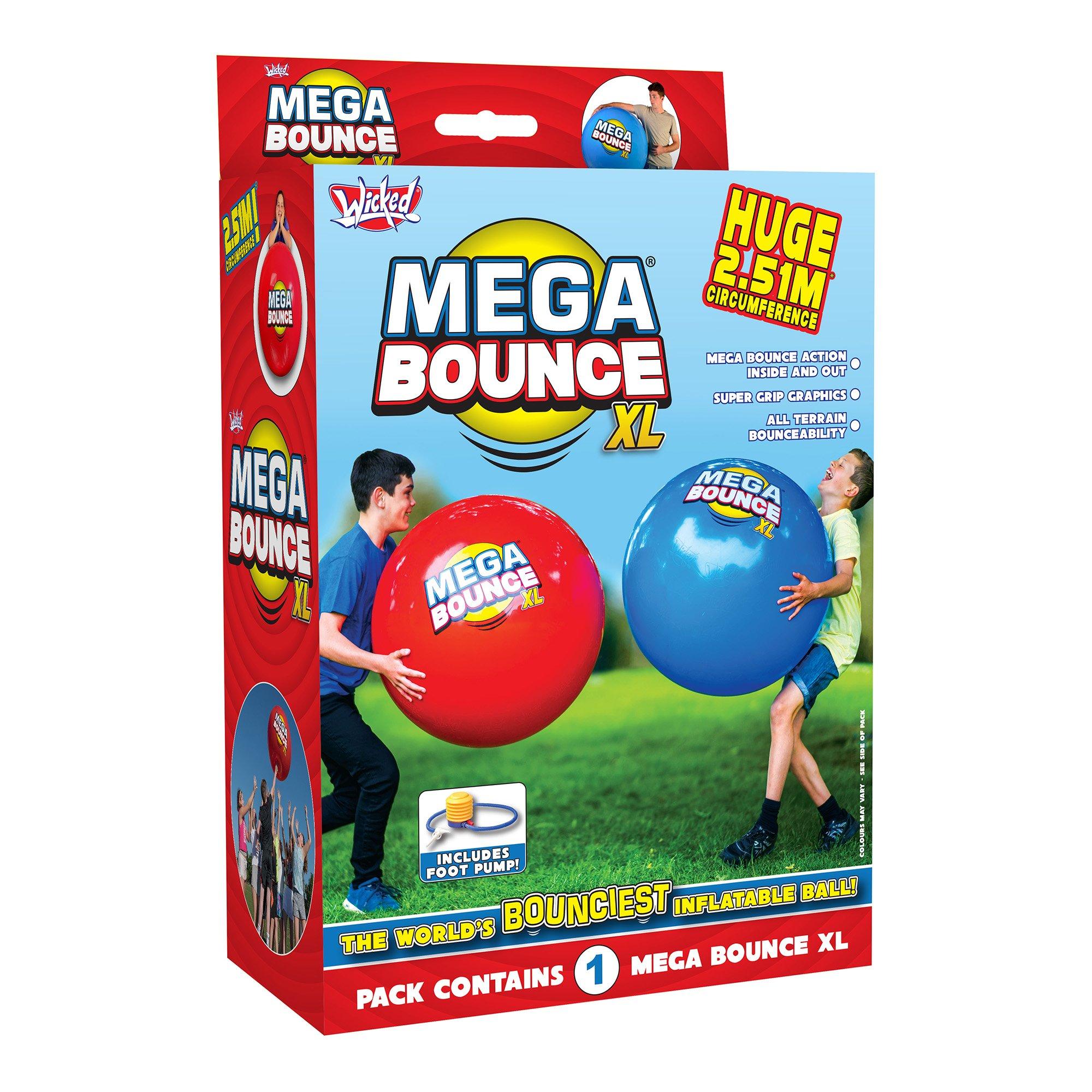 Wicked  Kids Mega Bounce Xl Balls Juniors - Blue