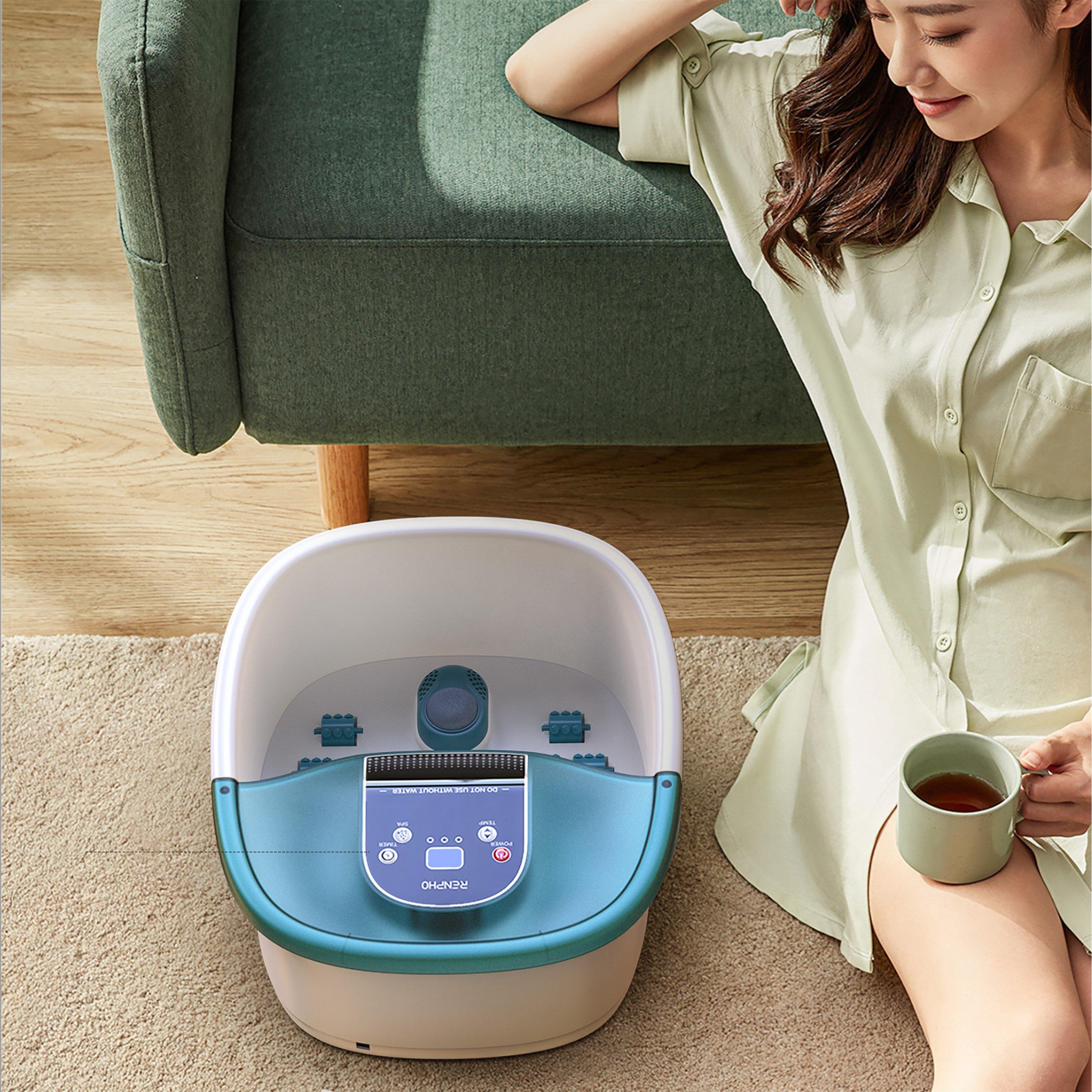 White - Renpho - RENPHO Foot Spa Bath Massager - 6