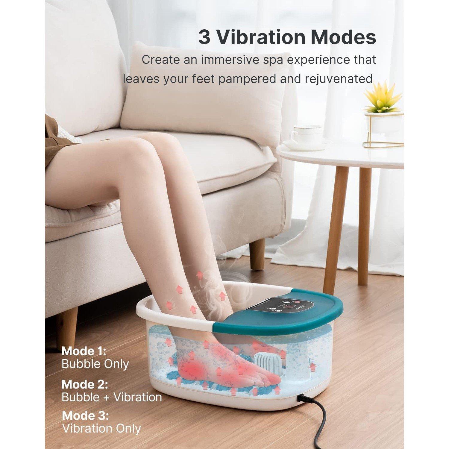 White - Renpho - RENPHO Foot Spa Bath Massager - 7