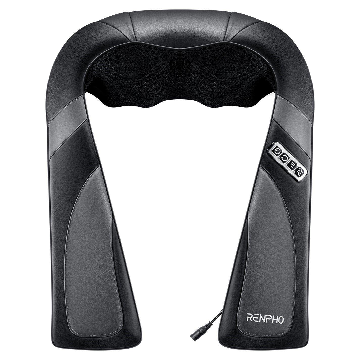Black - Renpho - RENPHO U-Neck Go-Shiatsu Neck & Shoulder Massager - 2