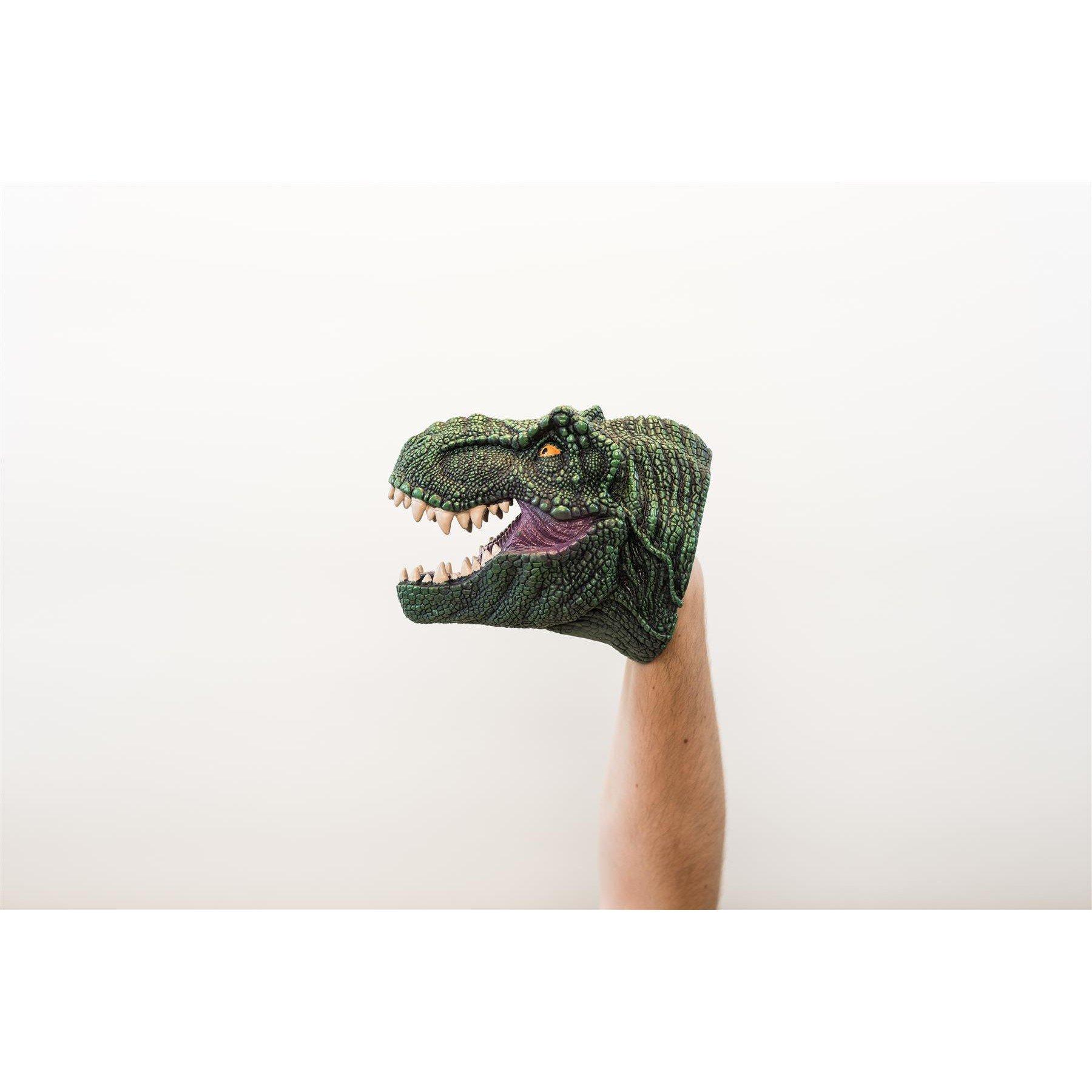 Multi - Wild Thingz - Hand Puppet - Trex - Green - 2
