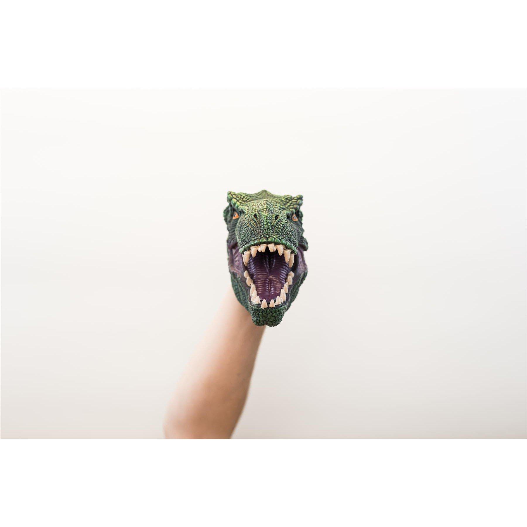 Multi - Wild Thingz - Hand Puppet - Trex - Green - 3