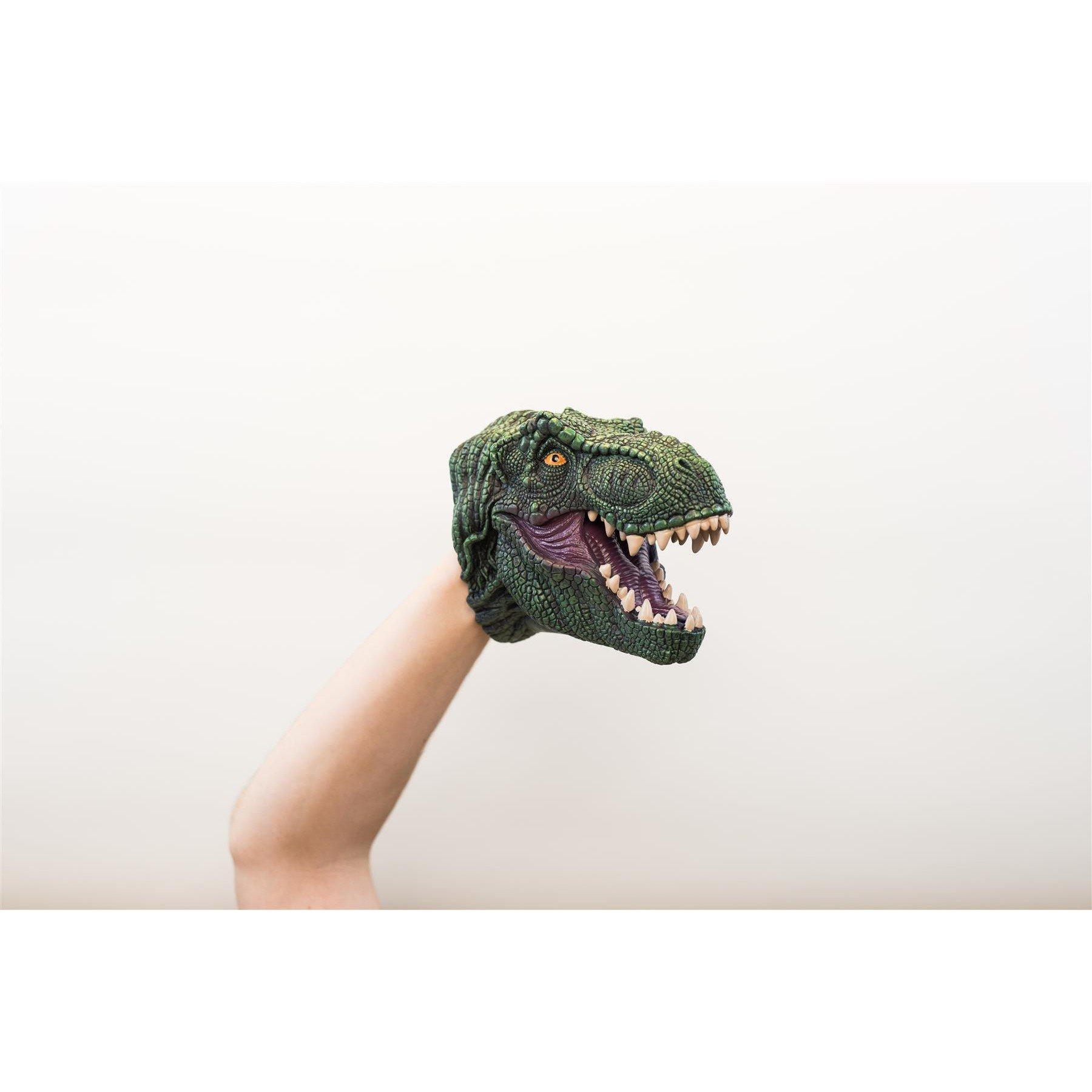 Multi - Wild Thingz - Hand Puppet - Trex - Green - 4