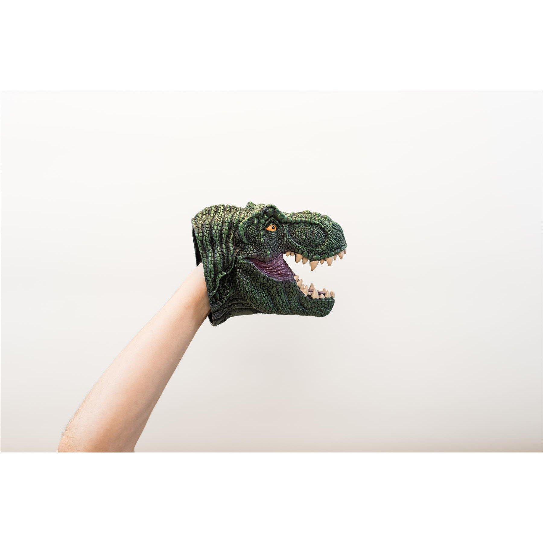 Multi - Wild Thingz - Hand Puppet - Trex - Green - 5