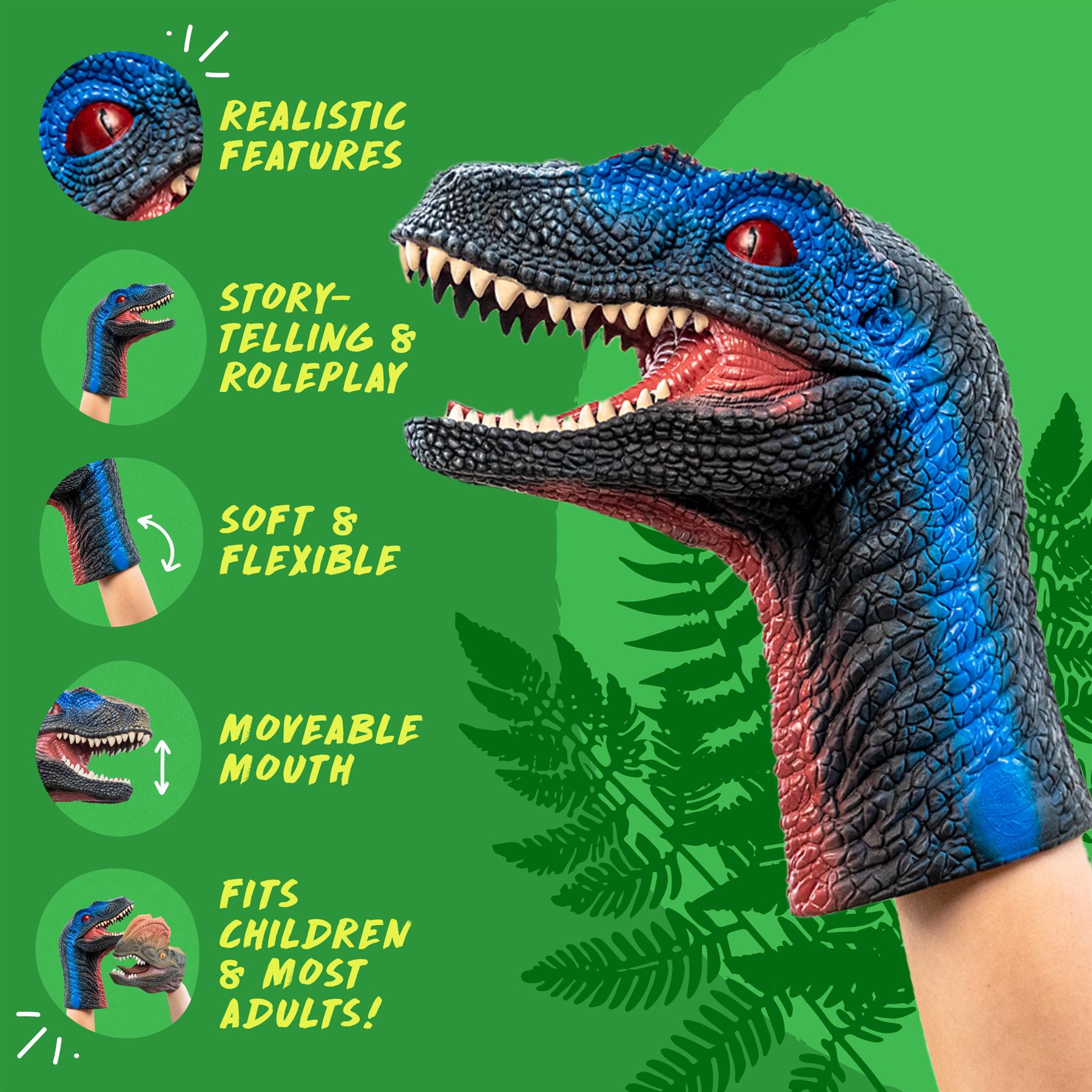 Multi - Wild Thingz - Hand Puppet - Velociraptor
