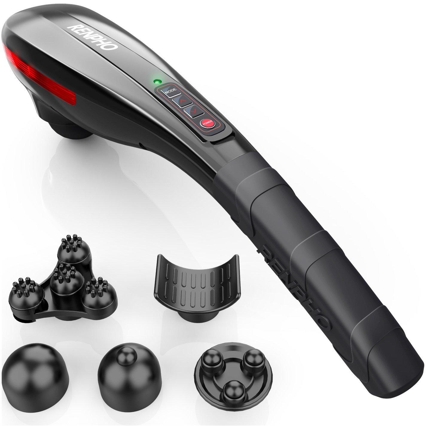 Black - Renpho - RENPHO Cordless Hand Held Massager - 1