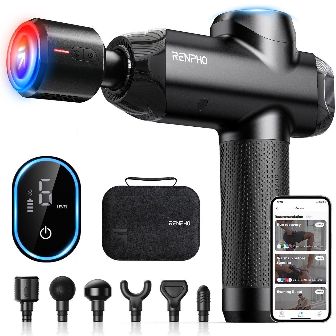 Renpho  Power+ Thermacool Massage Gun - Black