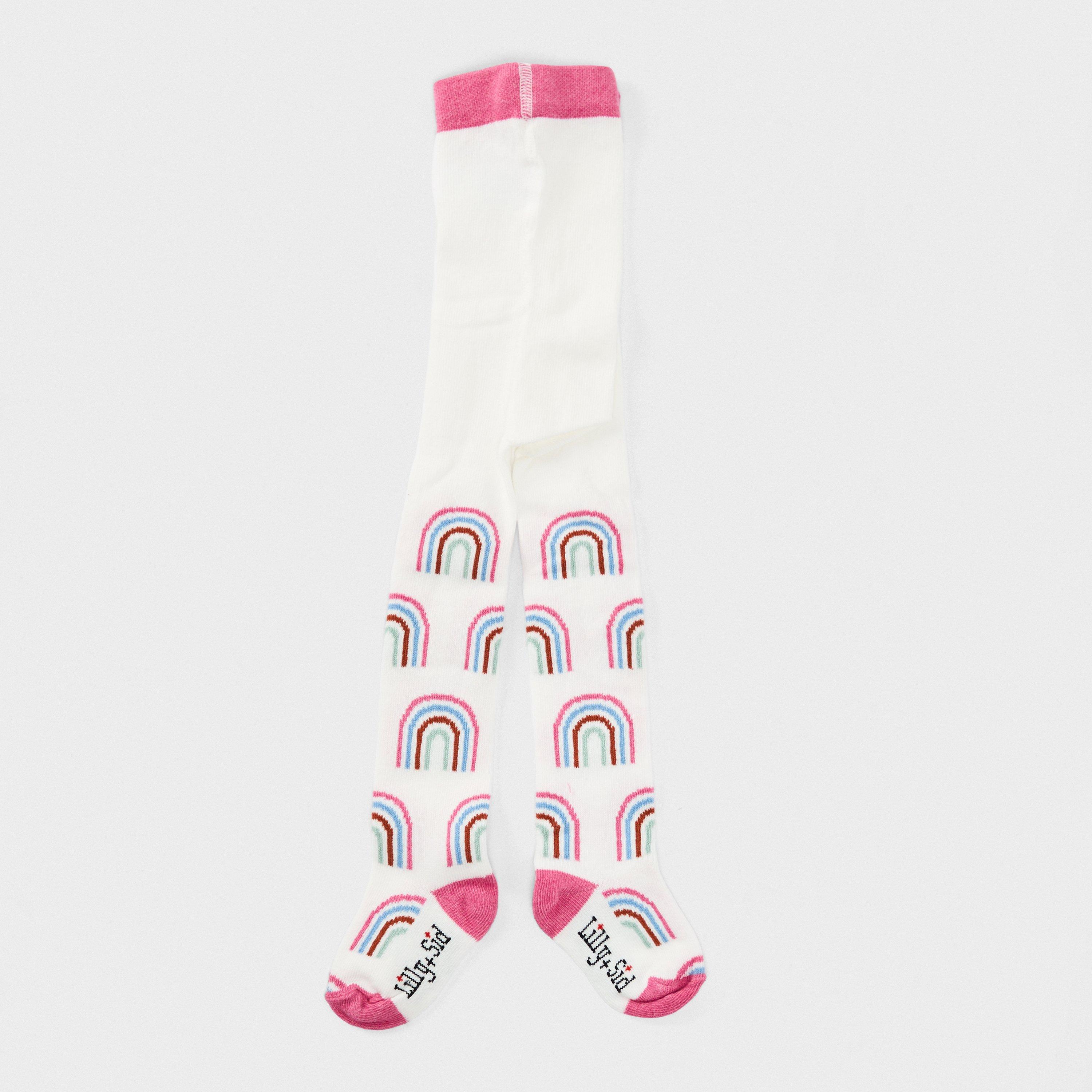 Wit - Lilly and Sid - Rainbow Patterned Tights - 2