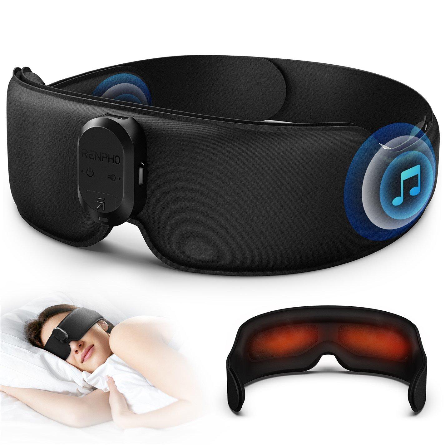 Black - Renpho - RENPHO Eyesnooze Aroma Sleep Mask - 1