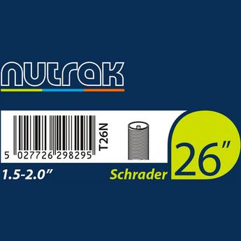 Nutrak Nutrak 26 x 1.75 - 2.125 Inner Tube - Schrader