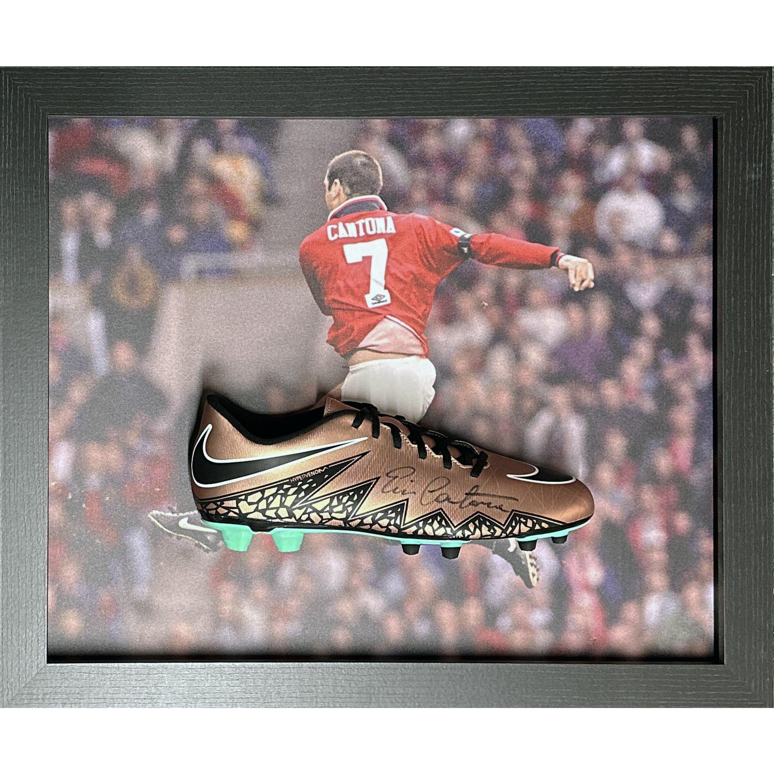 Gold - AllStarSignings Ltd - Eric Cantona Manchester United signed Nike boot - 1