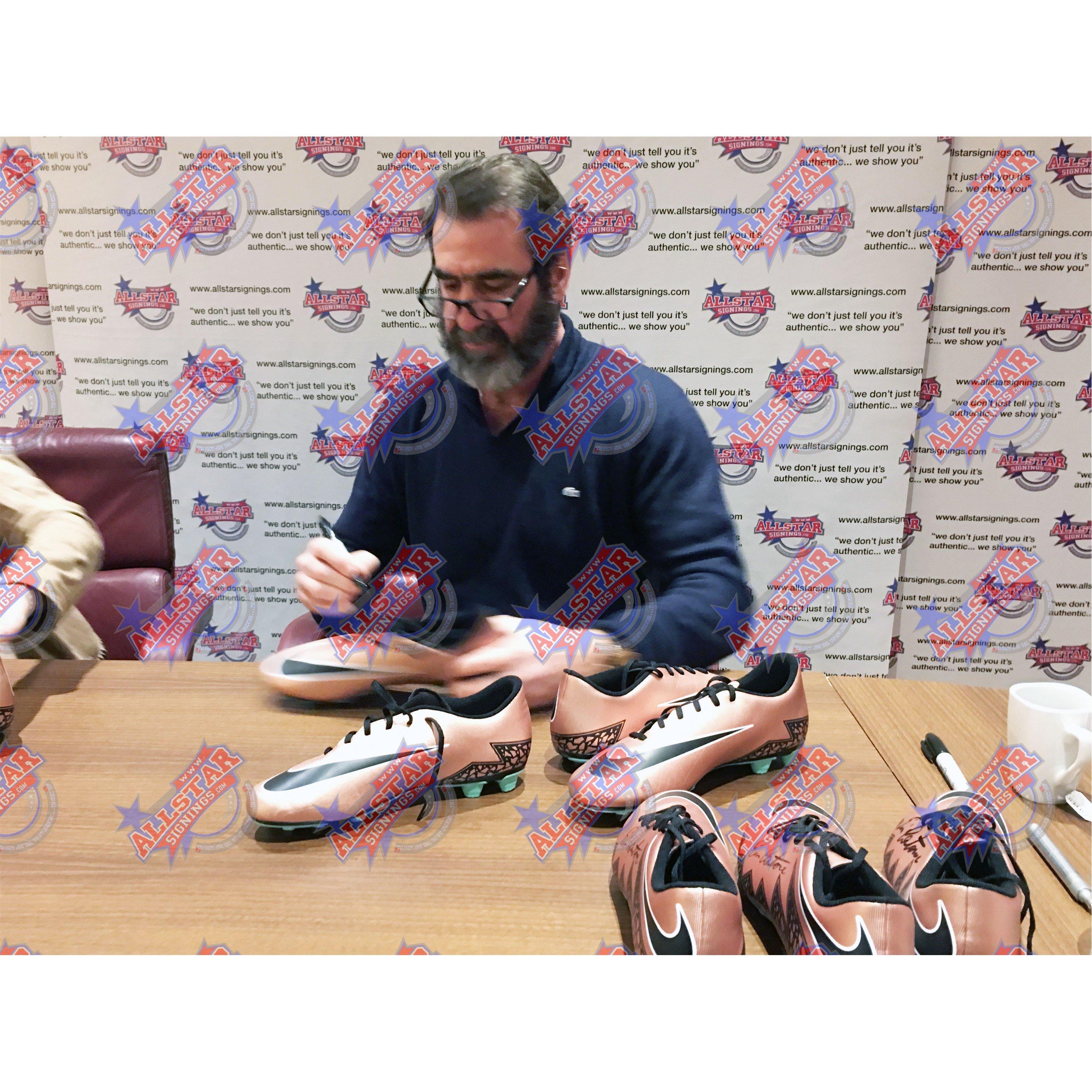 Gold - AllStarSignings Ltd - Eric Cantona Manchester United signed Nike boot - 2