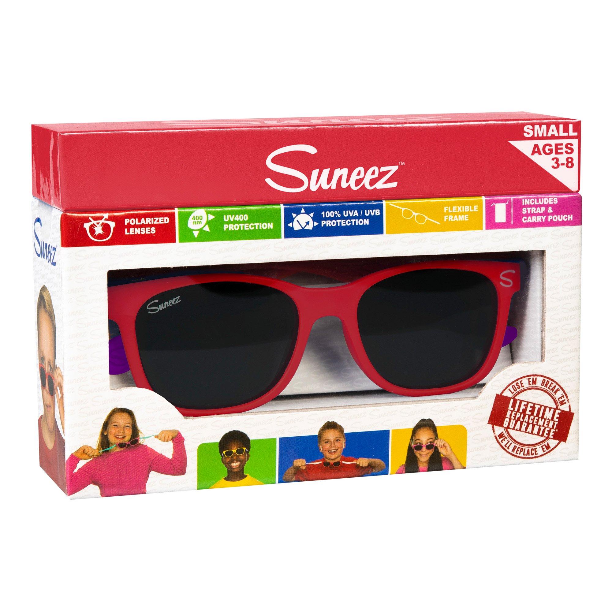 Red - Suneez - Polarised Sunglasses Childrens - 1