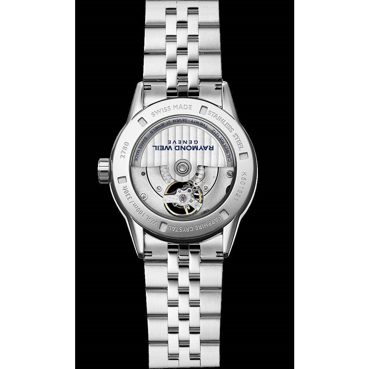 Black/Silver - Raymond Weil - Men's Freelancer Automatic Analogue Watch - 2