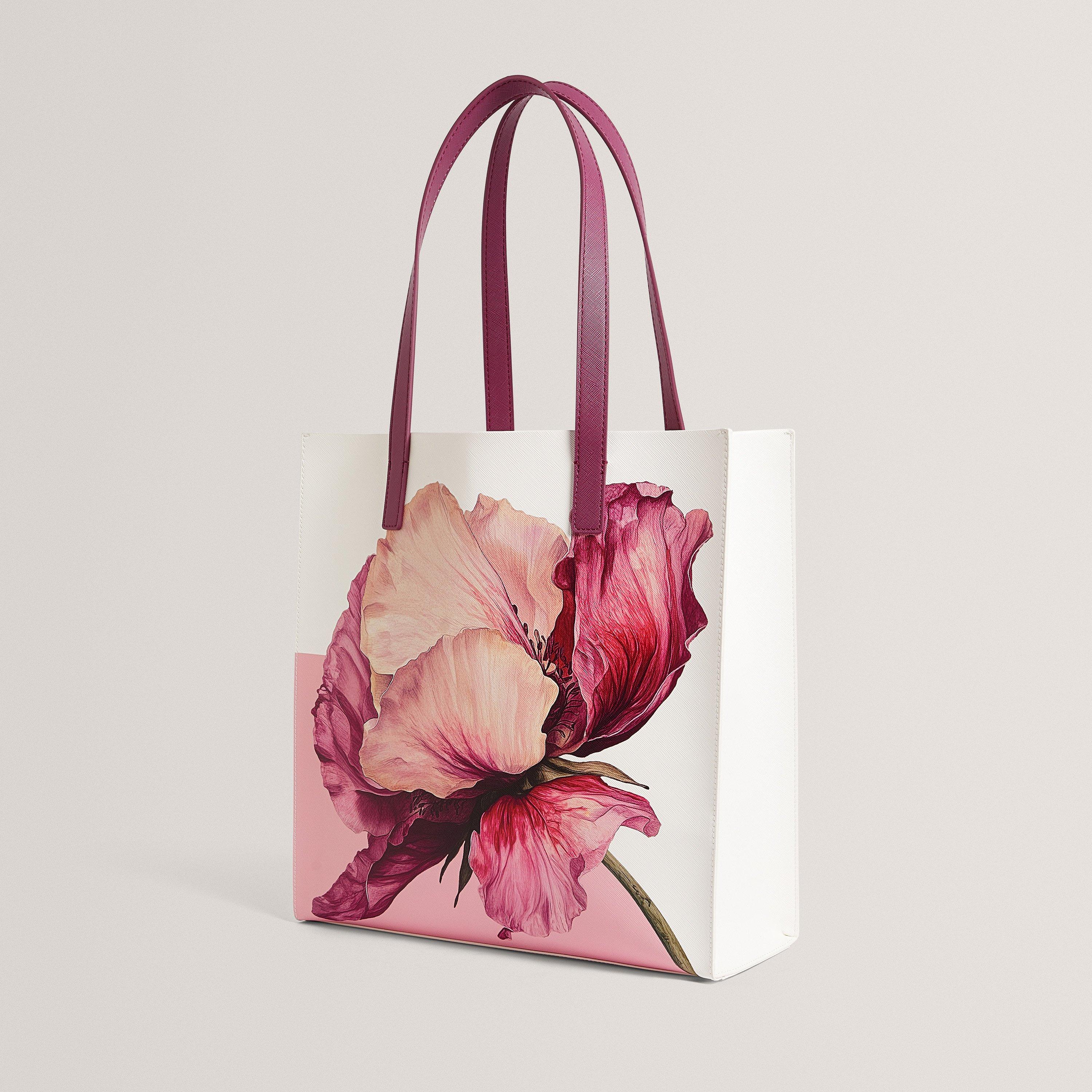 Ivory - Ted Baker - Ted FlorlMed IconBag Ld62 - 2