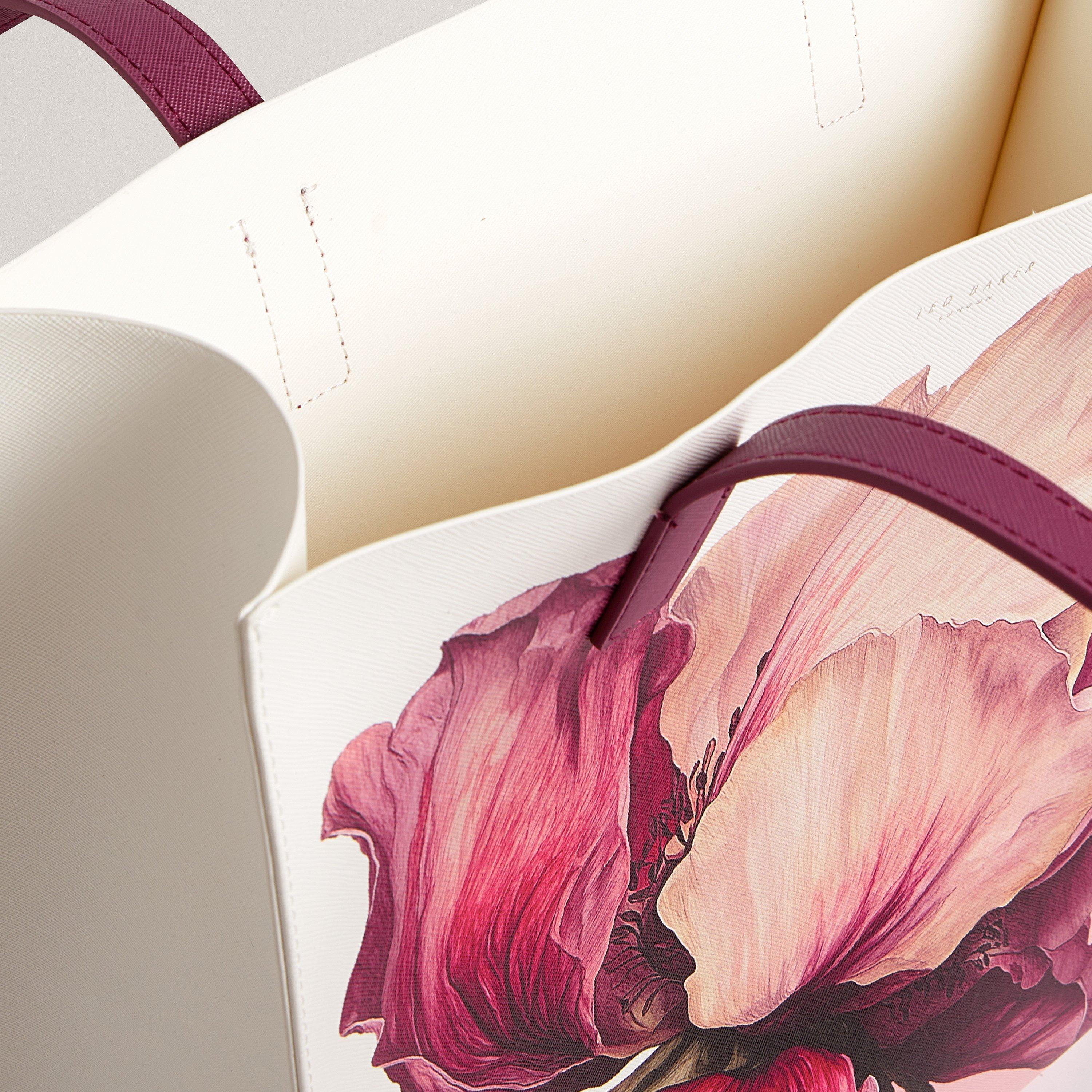 Ivory - Ted Baker - Ted FlorlMed IconBag Ld62 - 4