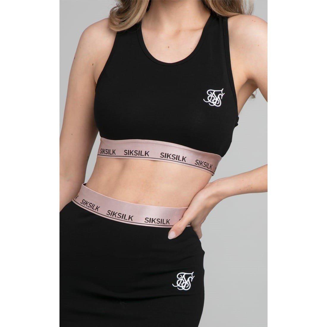Black - SikSilk - Roseate Bralette - 2