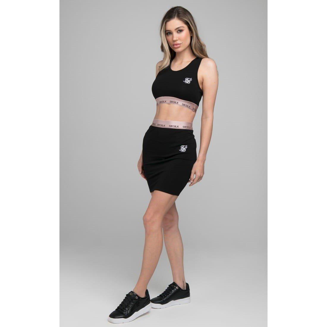 Black - SikSilk - Roseate Bralette - 3