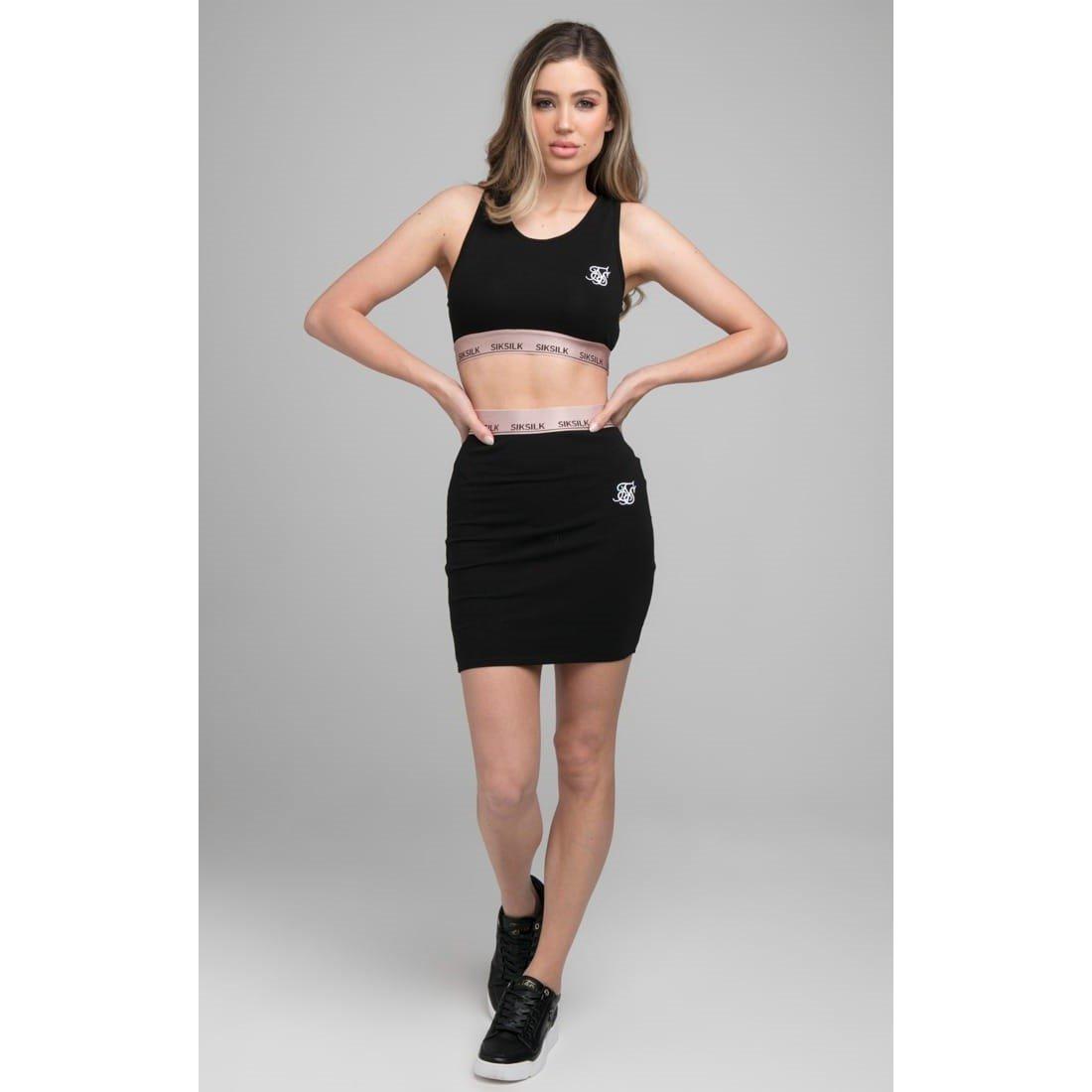 Black - SikSilk - Roseate Bralette - 4