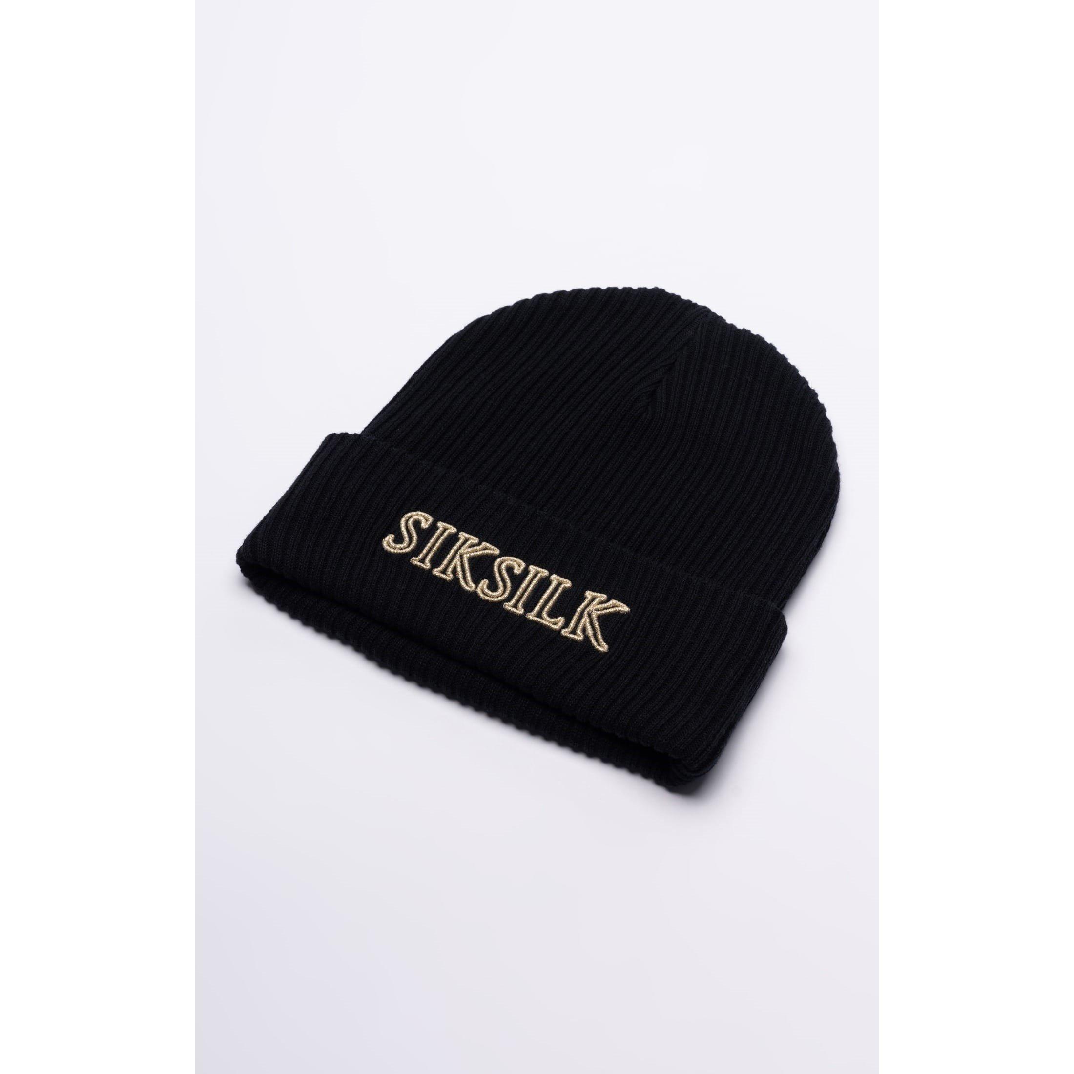 Black - SikSilk - Core Beanie - 3
