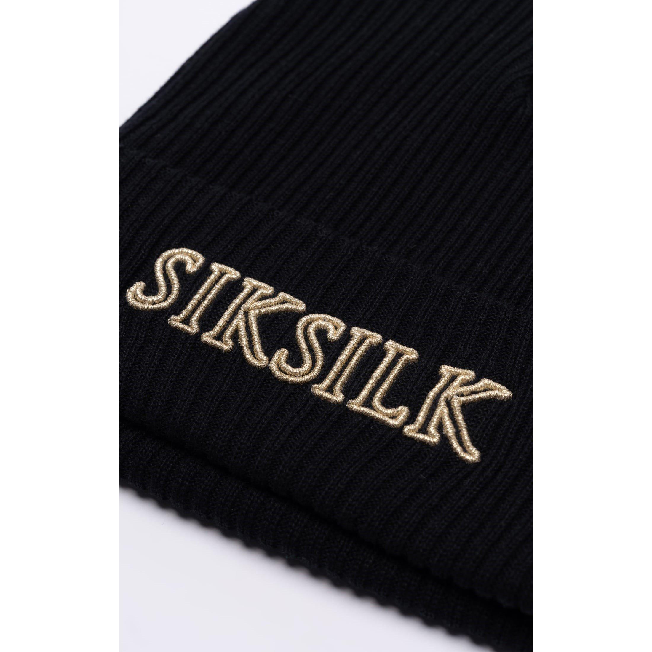 Black - SikSilk - Core Beanie - 4