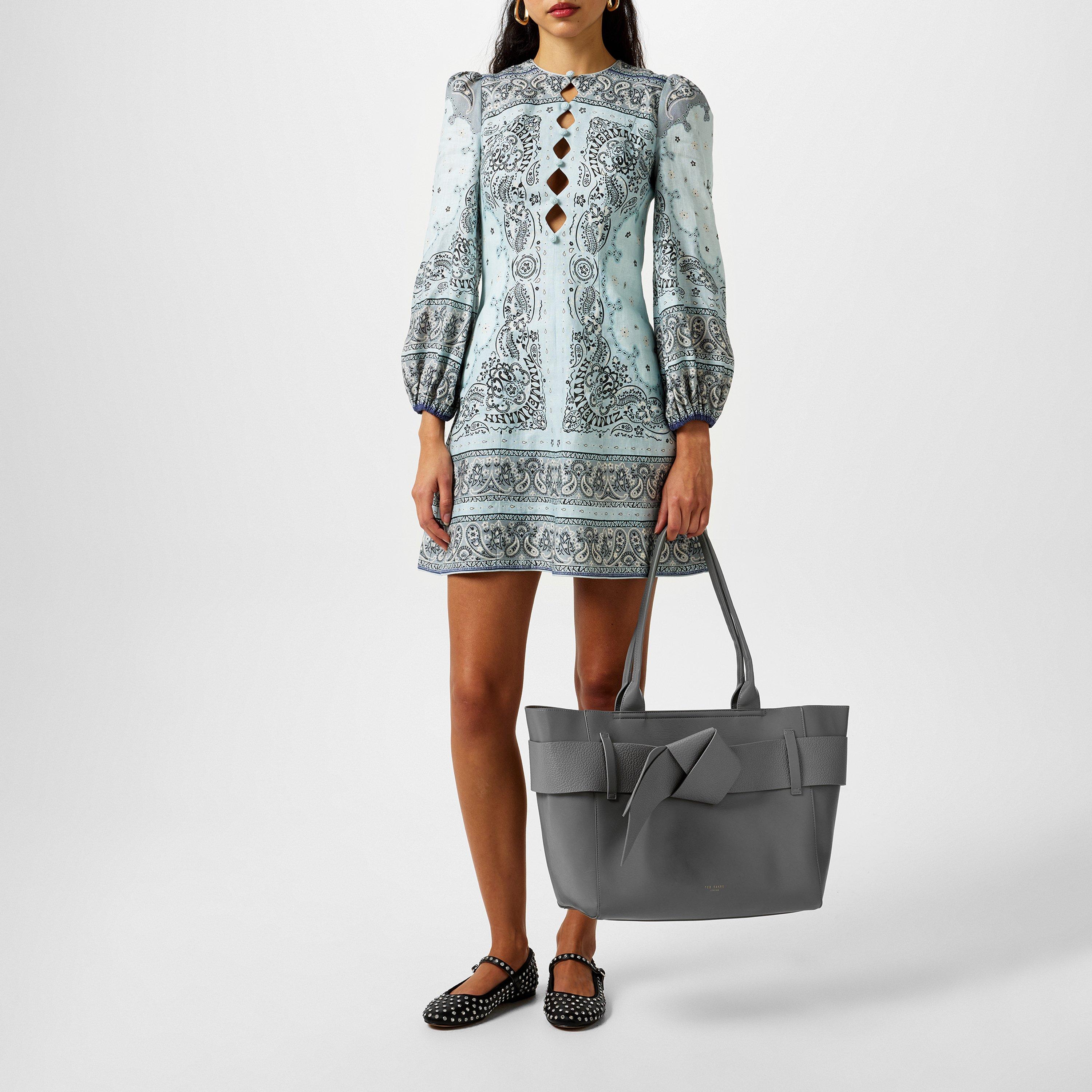 mid grey - Ted Baker - PU Large Tote Bag - 7