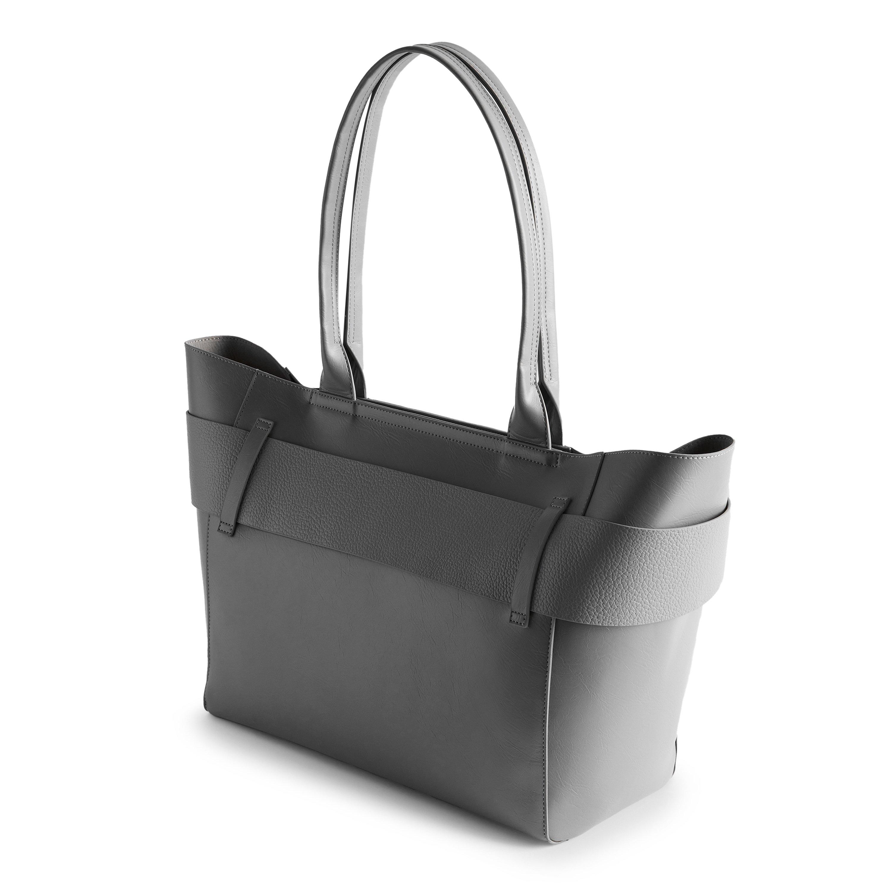 mid grey - Ted Baker - PU Large Tote Bag - 4